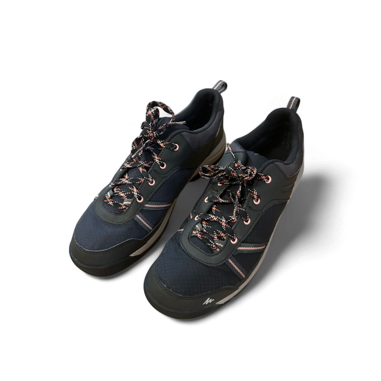 QUECHUA Schnürschuhe Wandern grau wasserfest Damen Gr. 41