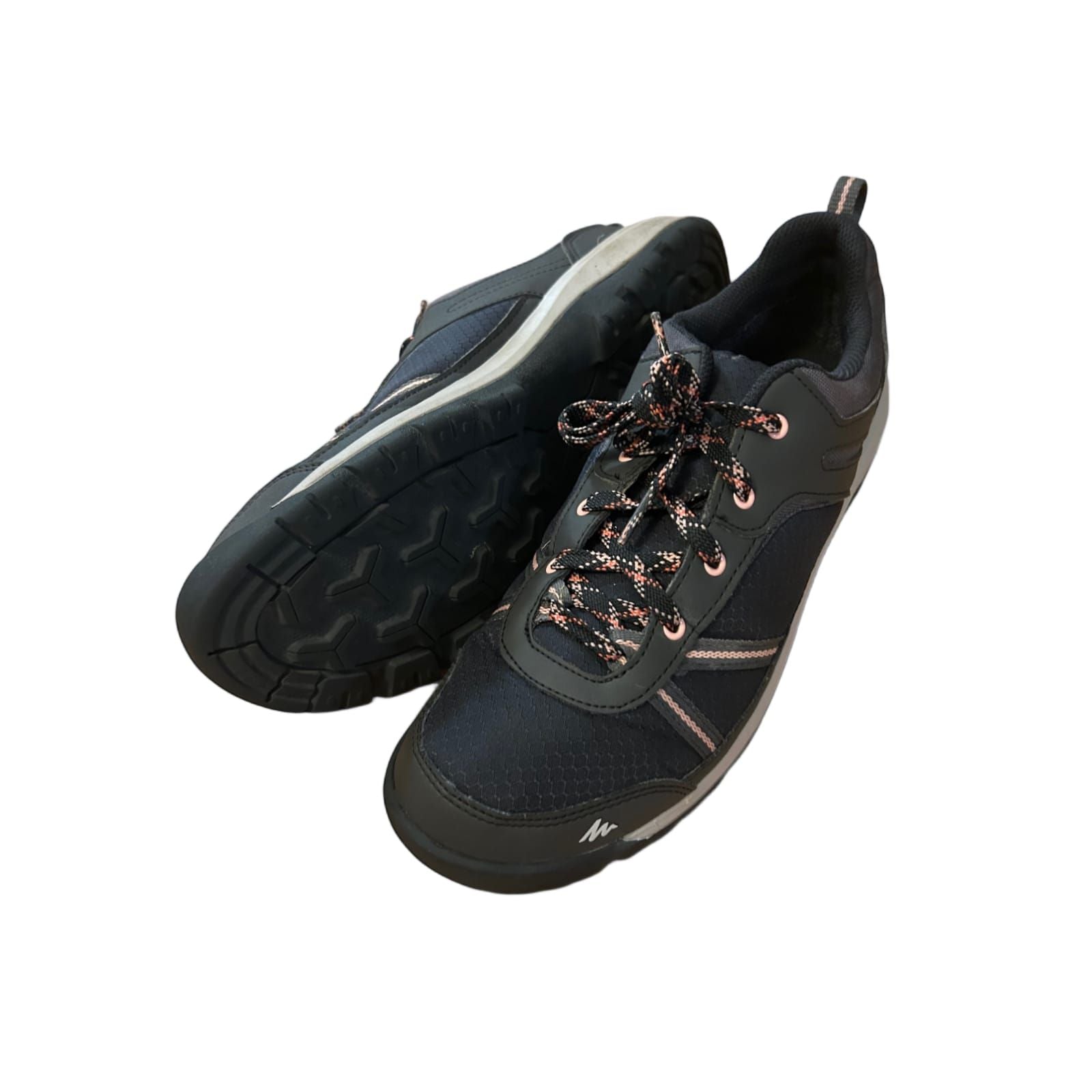QUECHUA Schnürschuhe Wandern grau wasserfest Damen Gr. 41