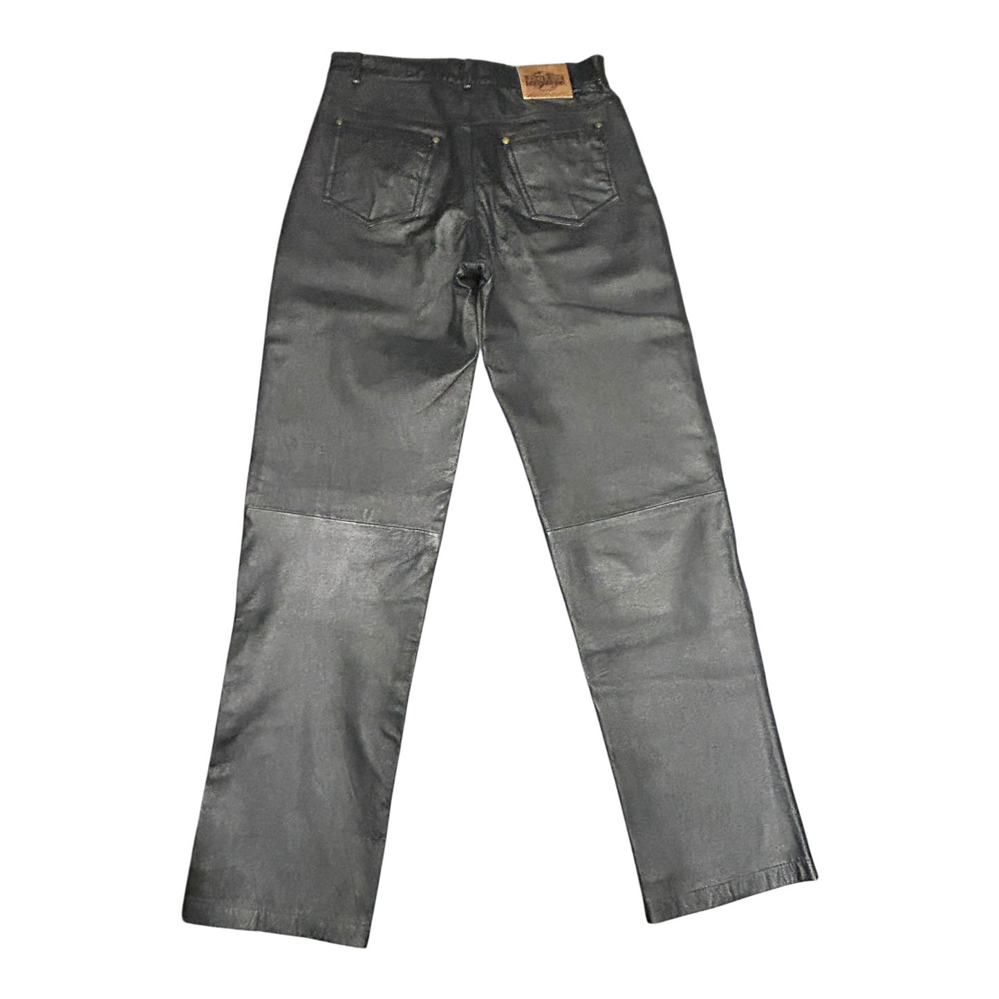 John F. Gee Lederhose schwarz Größe S-M