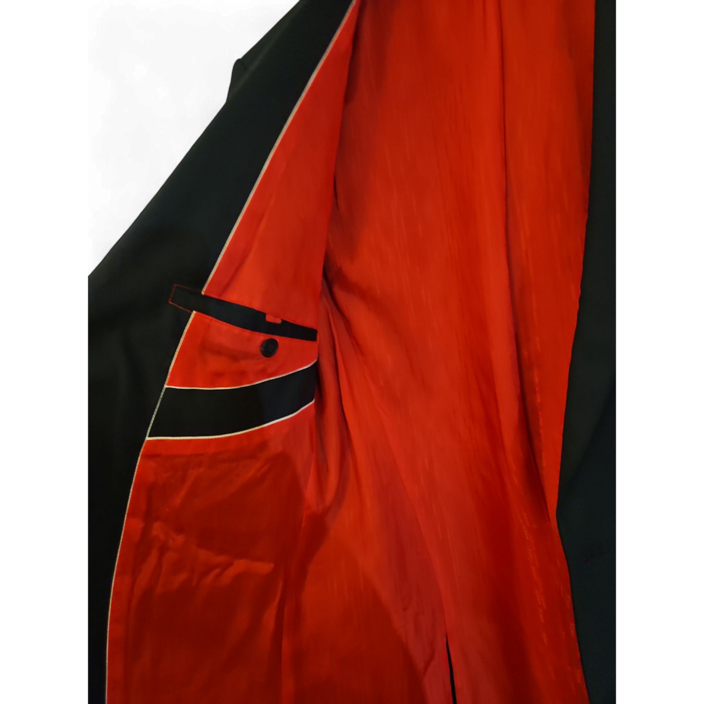 Hugo Boss Jacke Gr 48 Herren Sakko Baumwolle Schwarz Elegant Business Klassiker