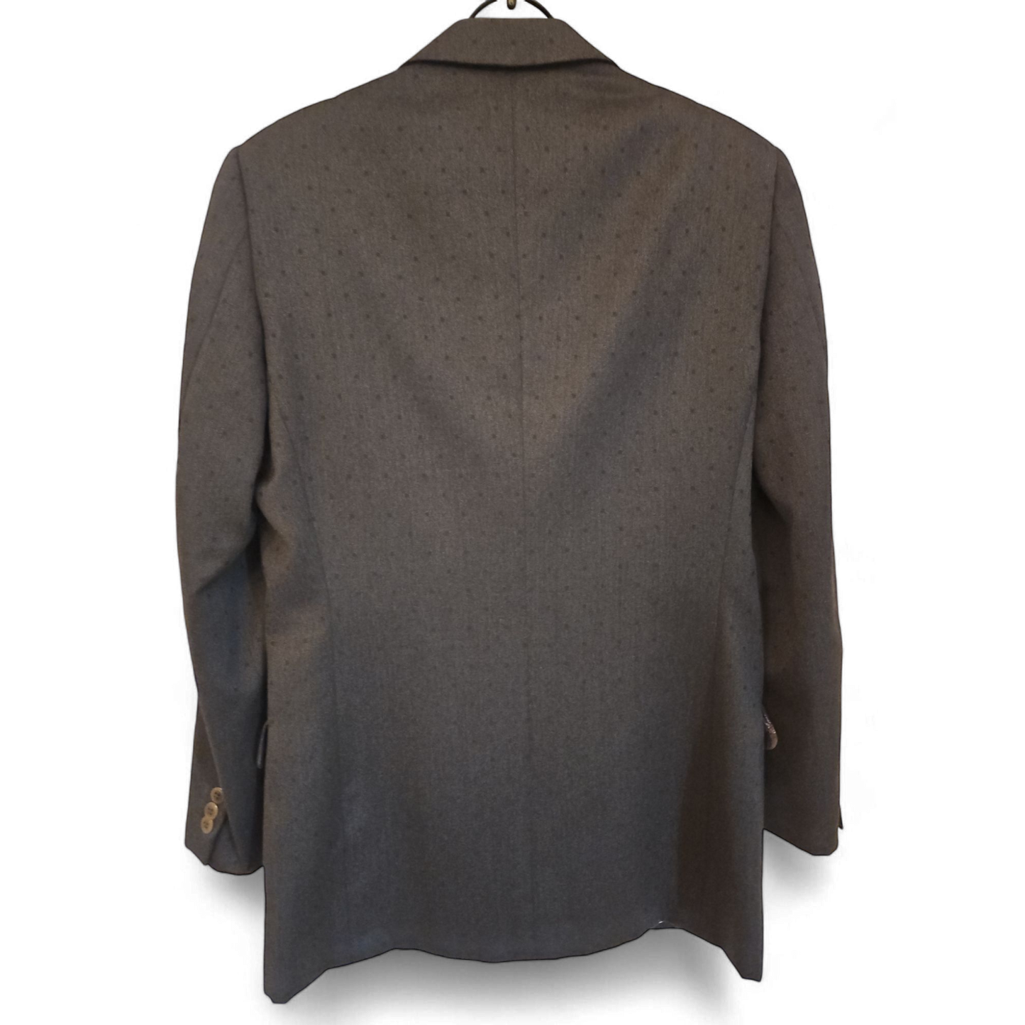 Gianni Versace Jacke Gr 50 Herren Sakko Luxus Grau Glänzend Hochwertig Elegant