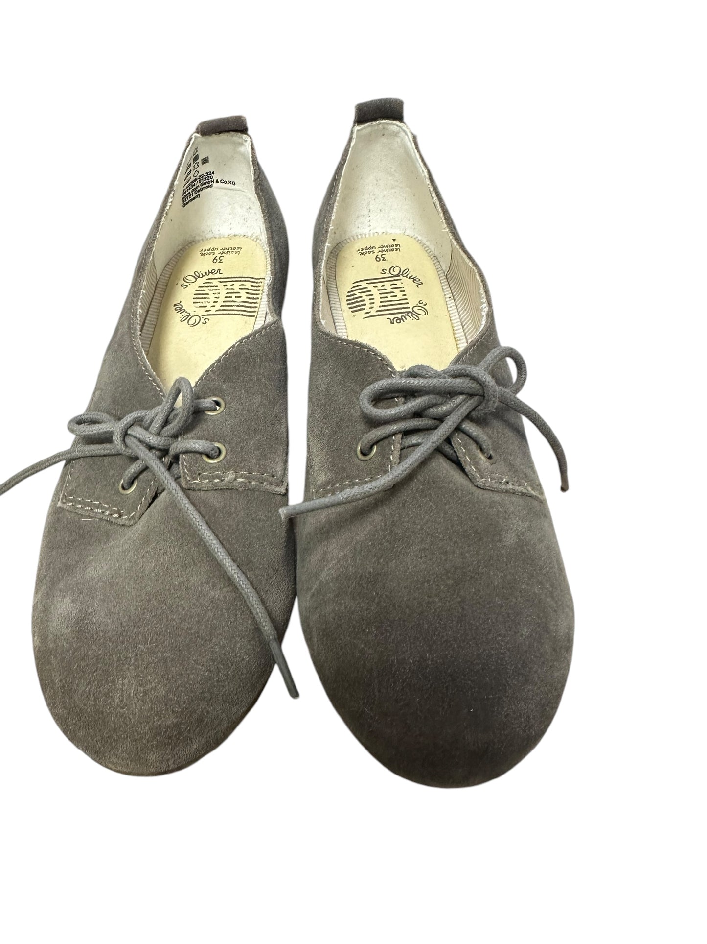 s.oliver Damenhalbschuhe - grau Gr. 39