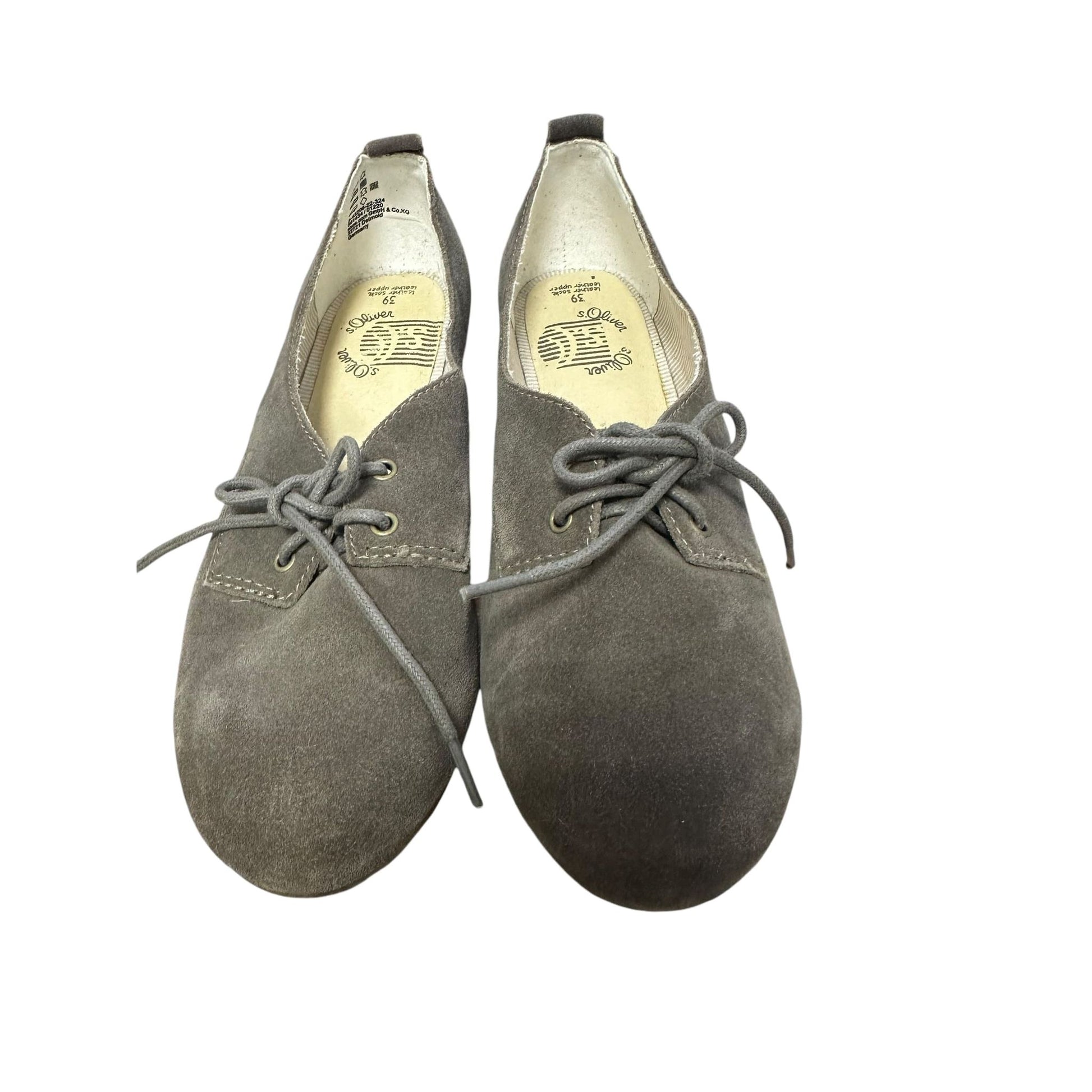 s.oliver Damenhalbschuhe - grau Gr. 39