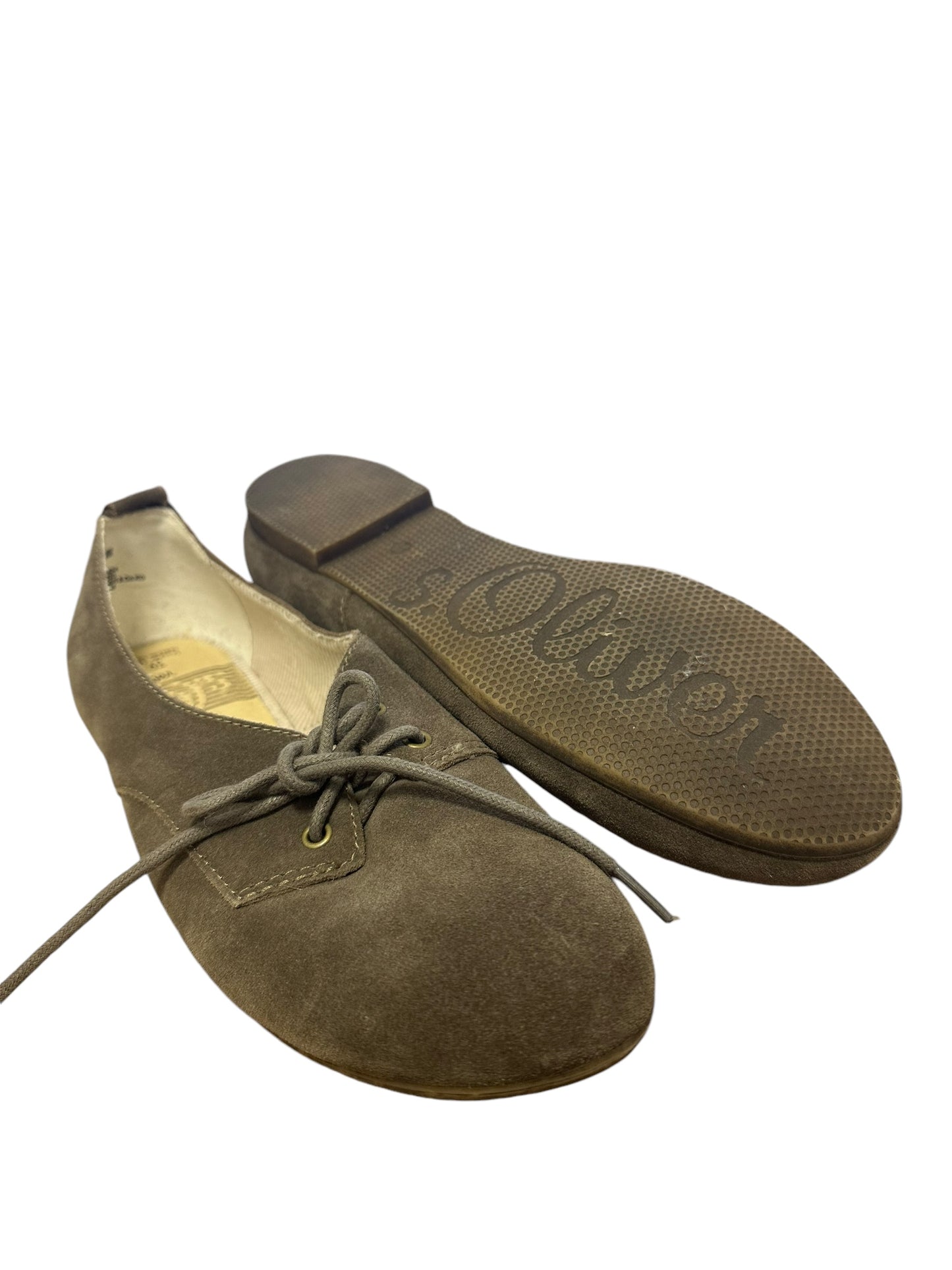 s.oliver Damenhalbschuhe - grau Gr. 39