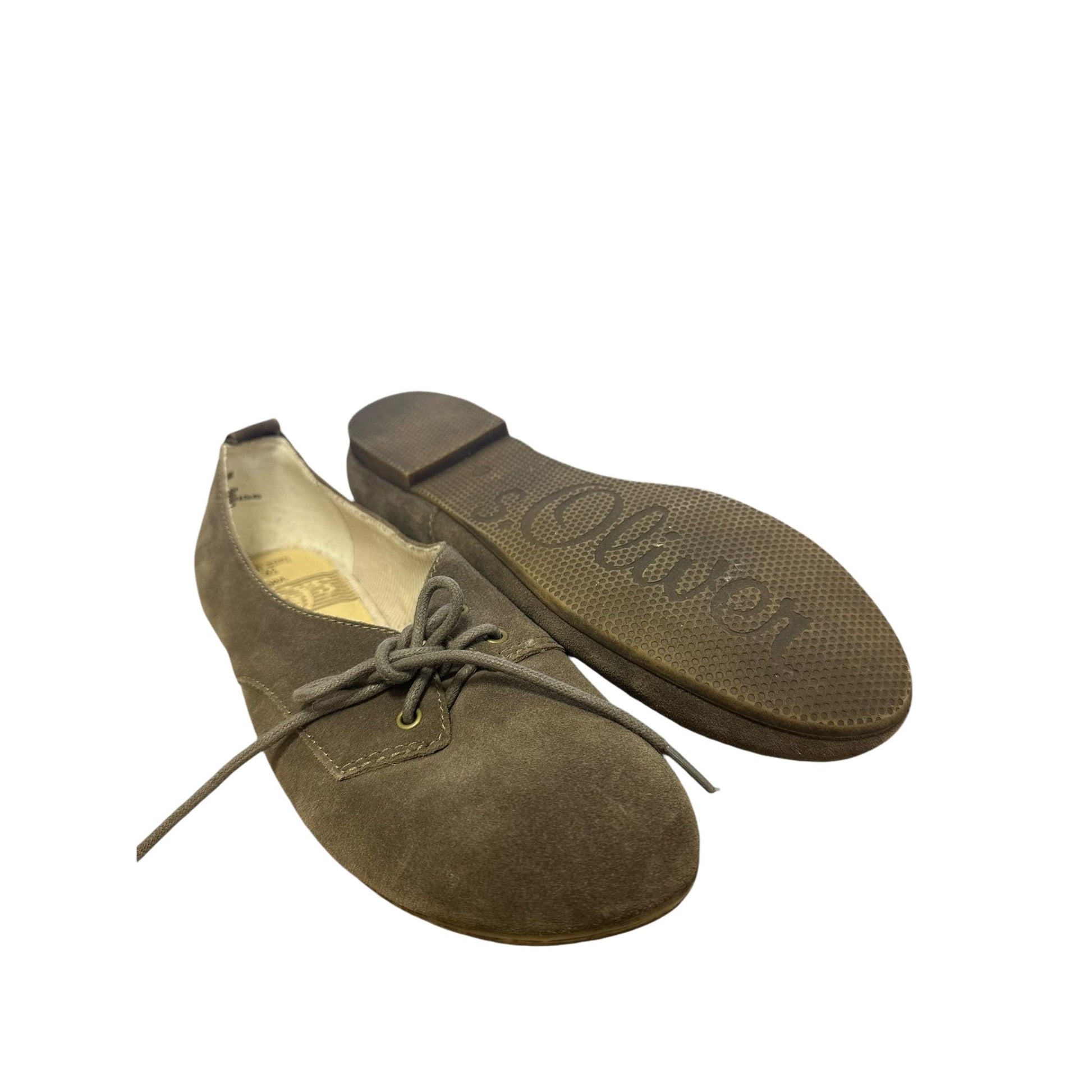 s.oliver Damenhalbschuhe - grau Gr. 39