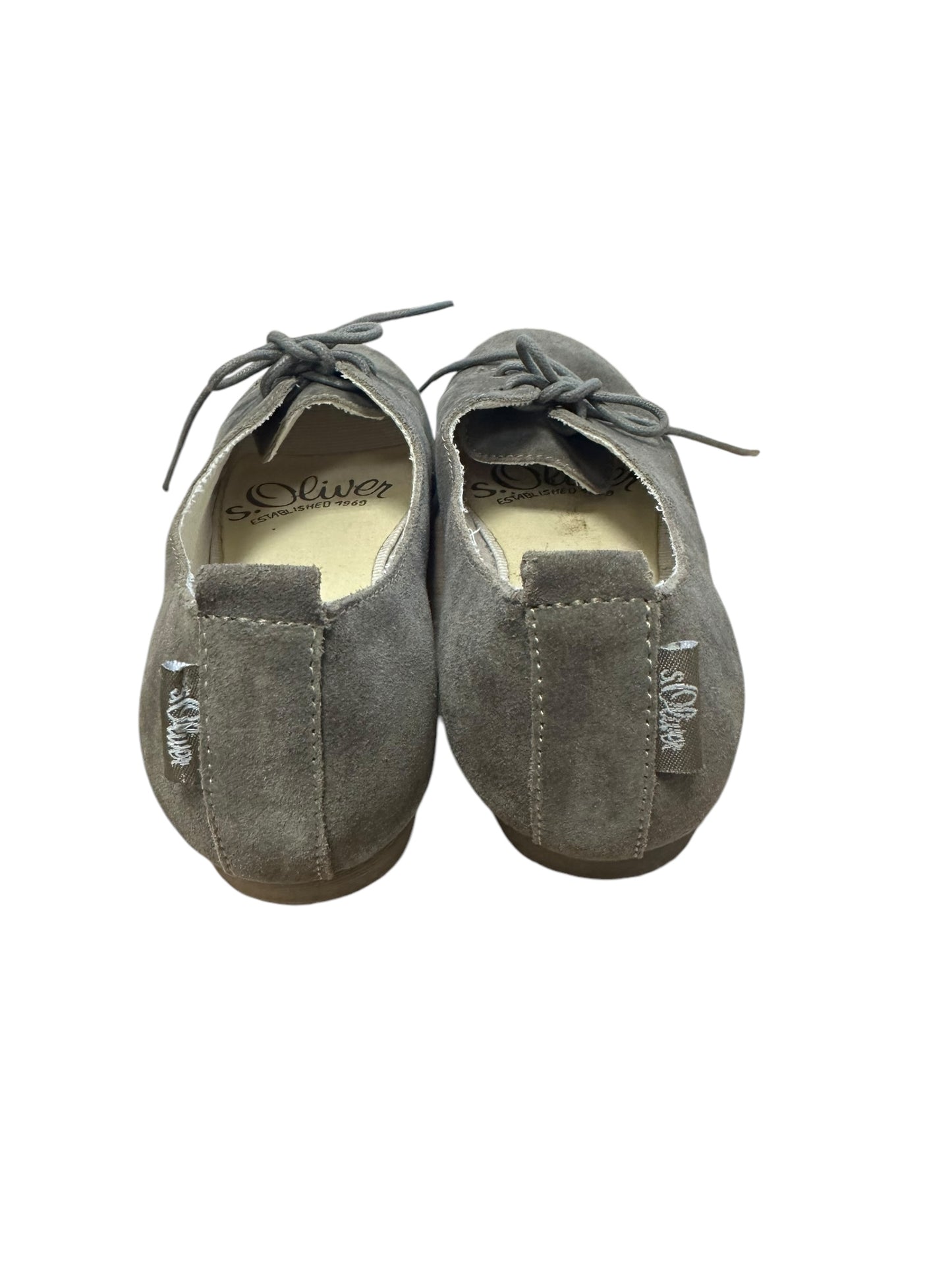 s.oliver Damenhalbschuhe - grau Gr. 39