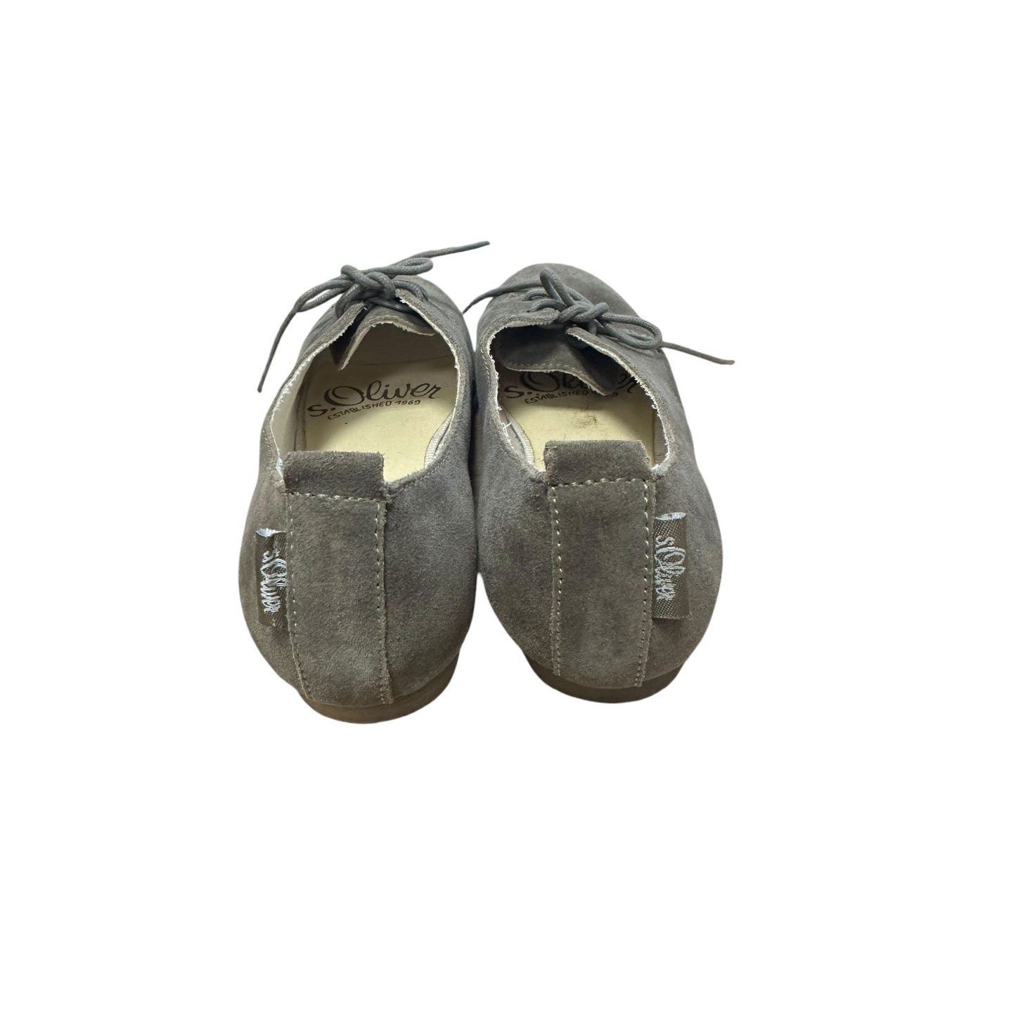s.oliver Damenhalbschuhe - grau Gr. 39