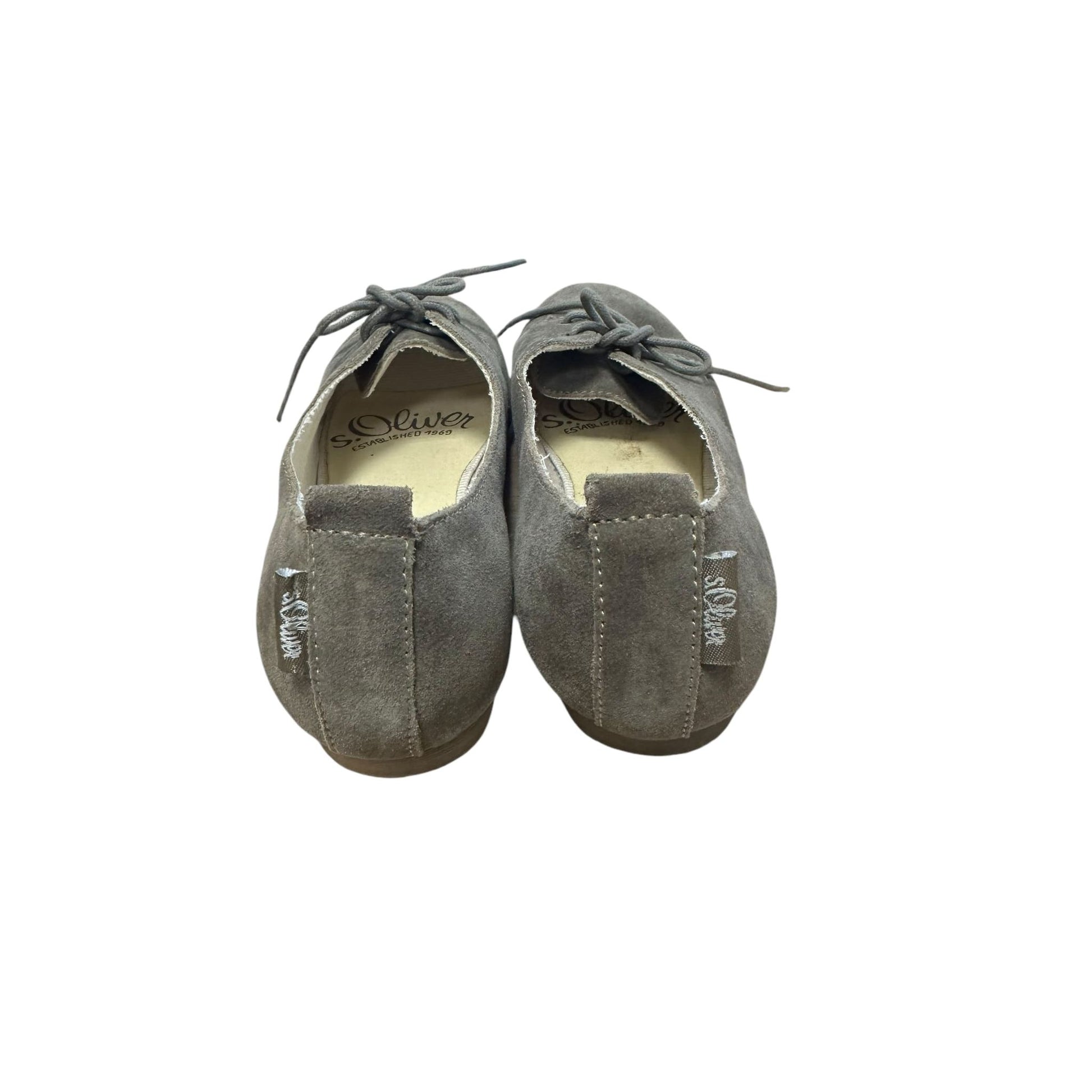 s.oliver Damenhalbschuhe - grau Gr. 39