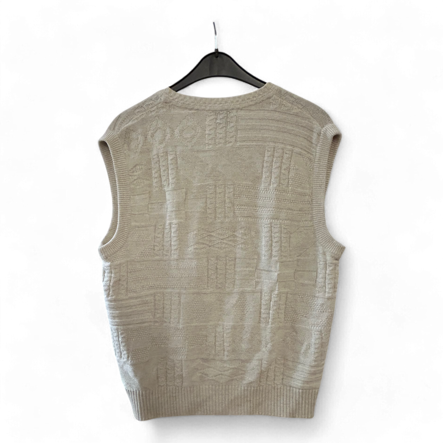 C&A Vintage Herren Strickweste beige Größe M