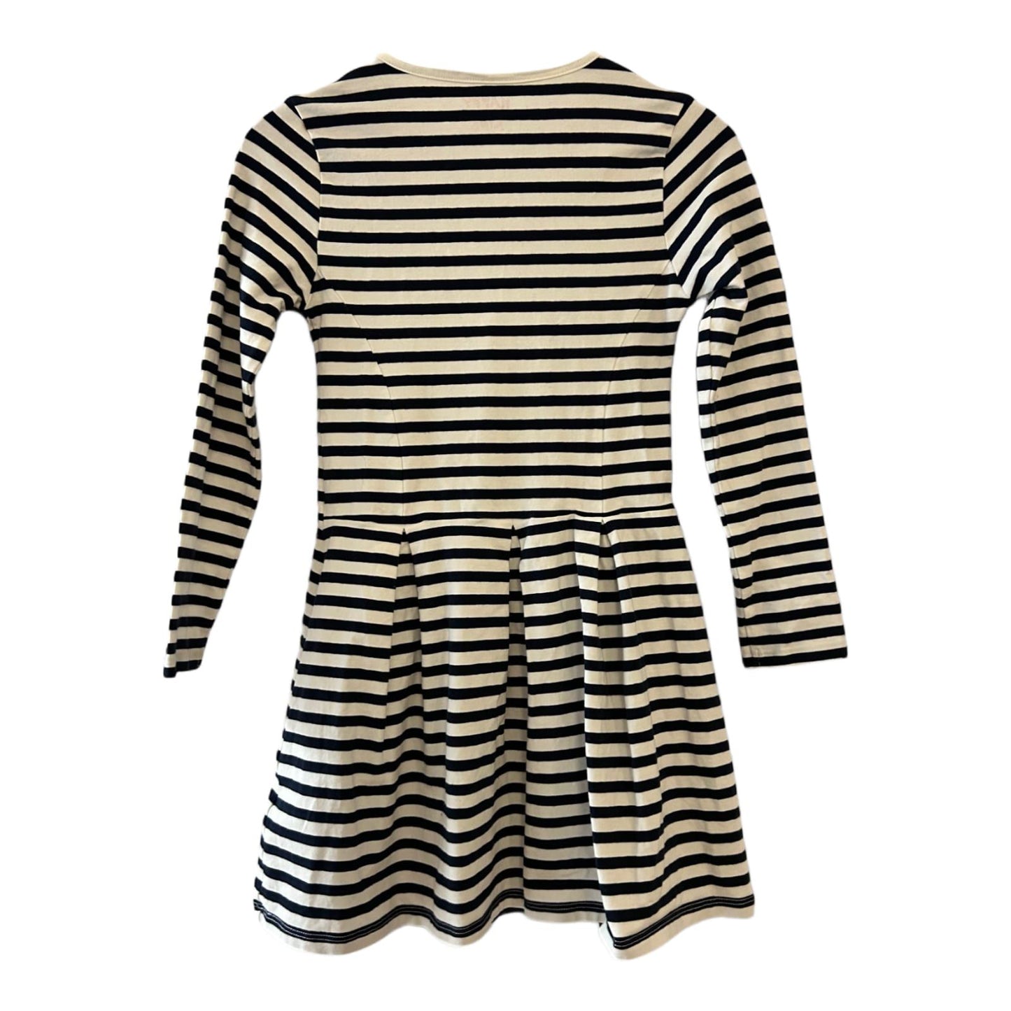 Tchibo Kleid Mädchen Dress Kinderkleid Gr. 122 Schwarz Weiß Baumwolle Look Neu