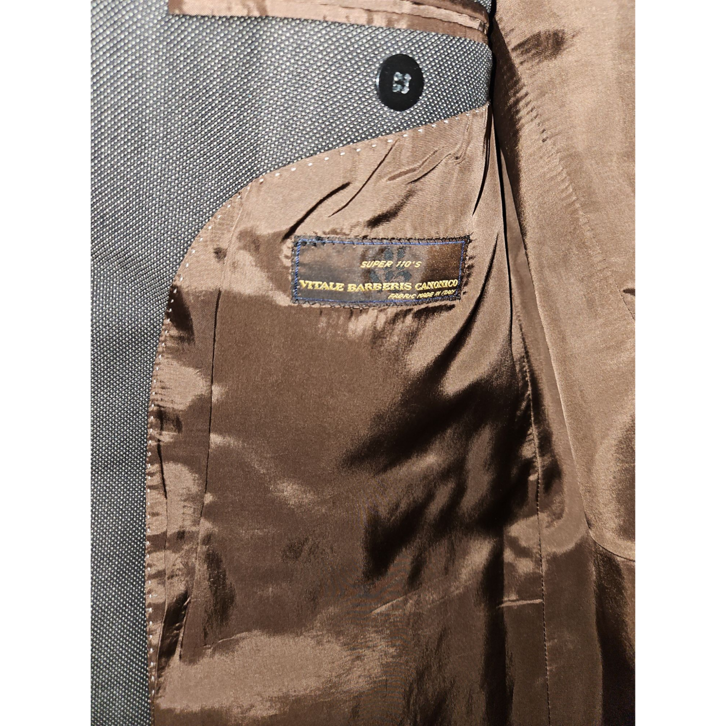 J D Fielding Sakko Gr 56 Herren Sakko Sportlich Braun Punktmuster Edel Stoff