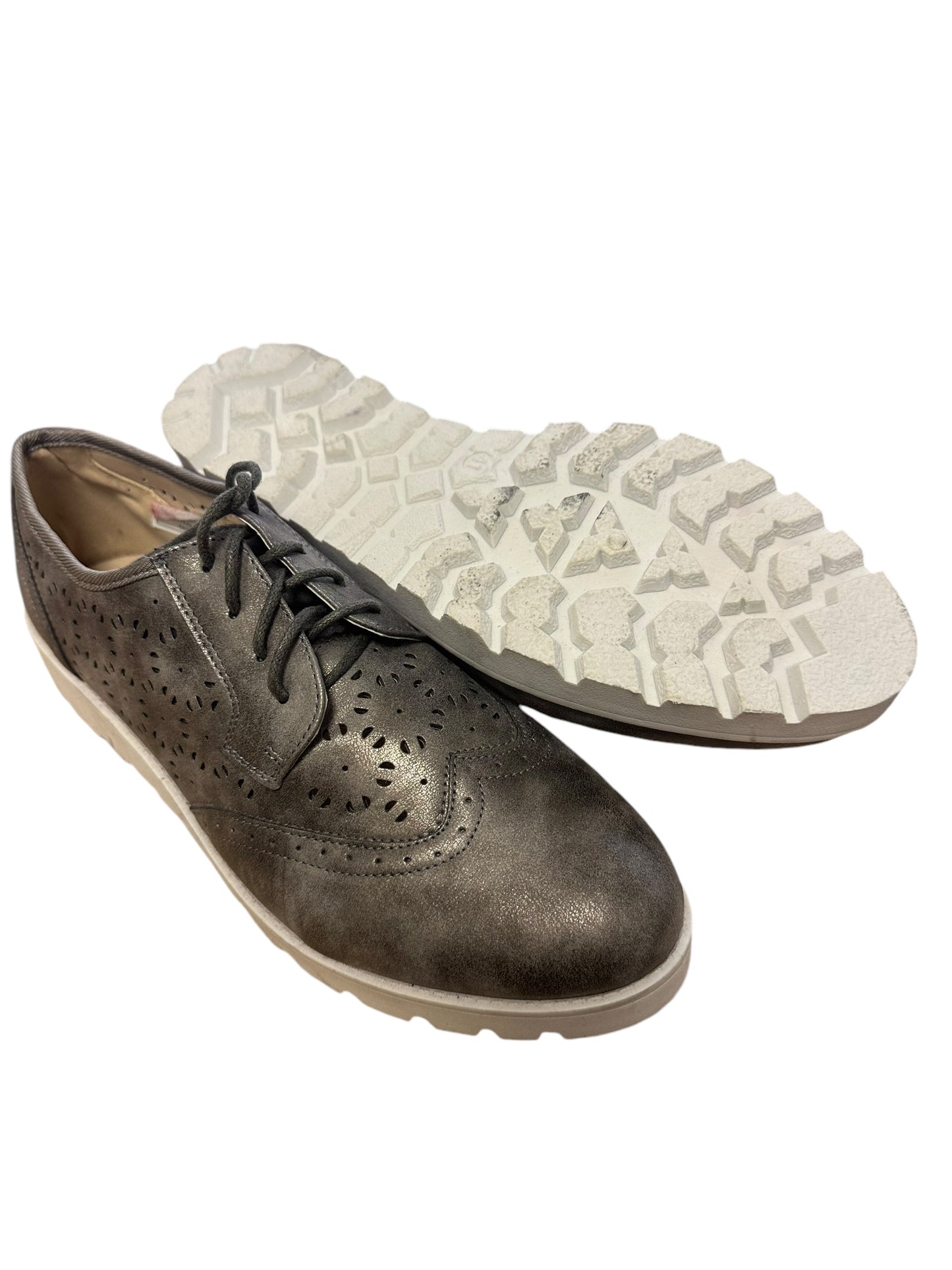 bpc collection Halbschuhe grau / silber Gr. 41