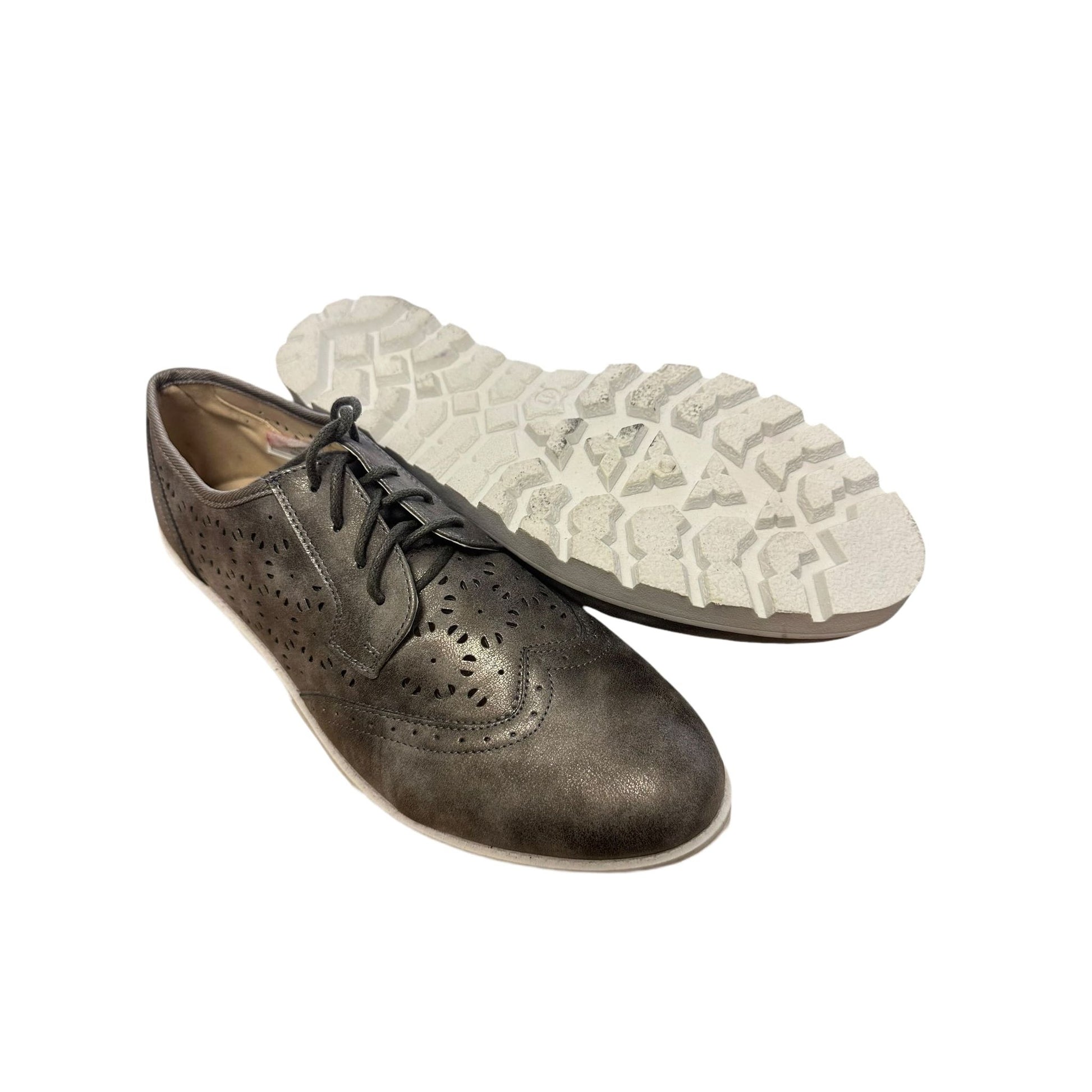 bpc collection Halbschuhe grau / silber Gr. 41