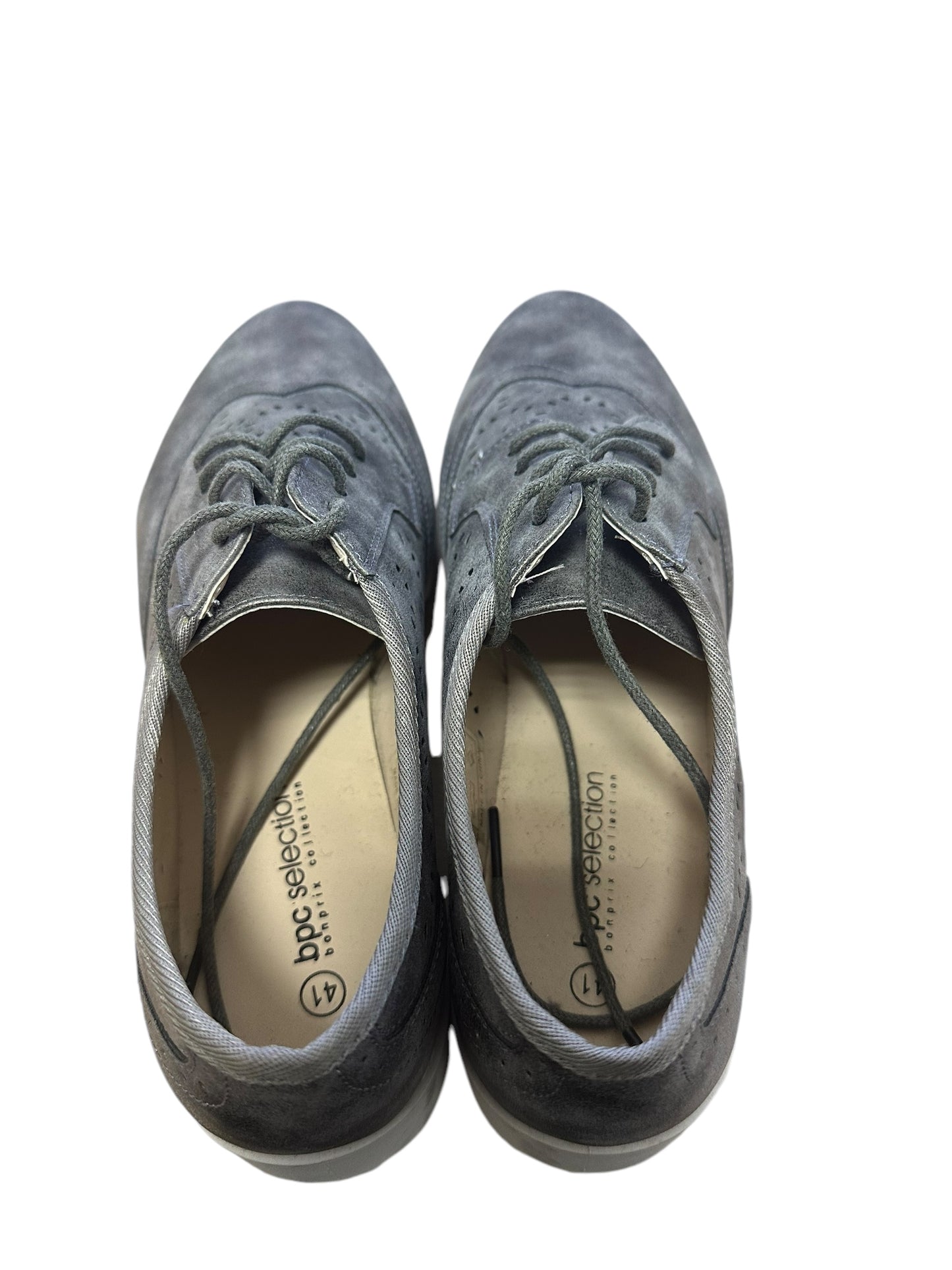 bpc collection Halbschuhe grau / silber Gr. 41