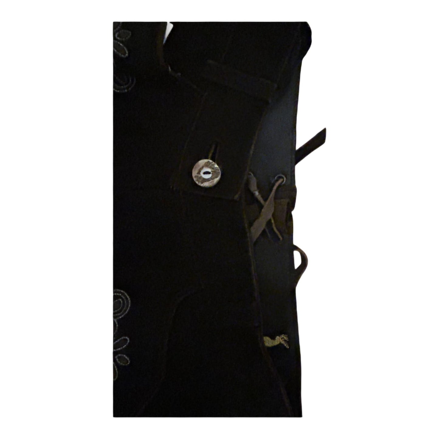 Almsach Damen Lederhose Wildleder schwarz Größe 36 NEU