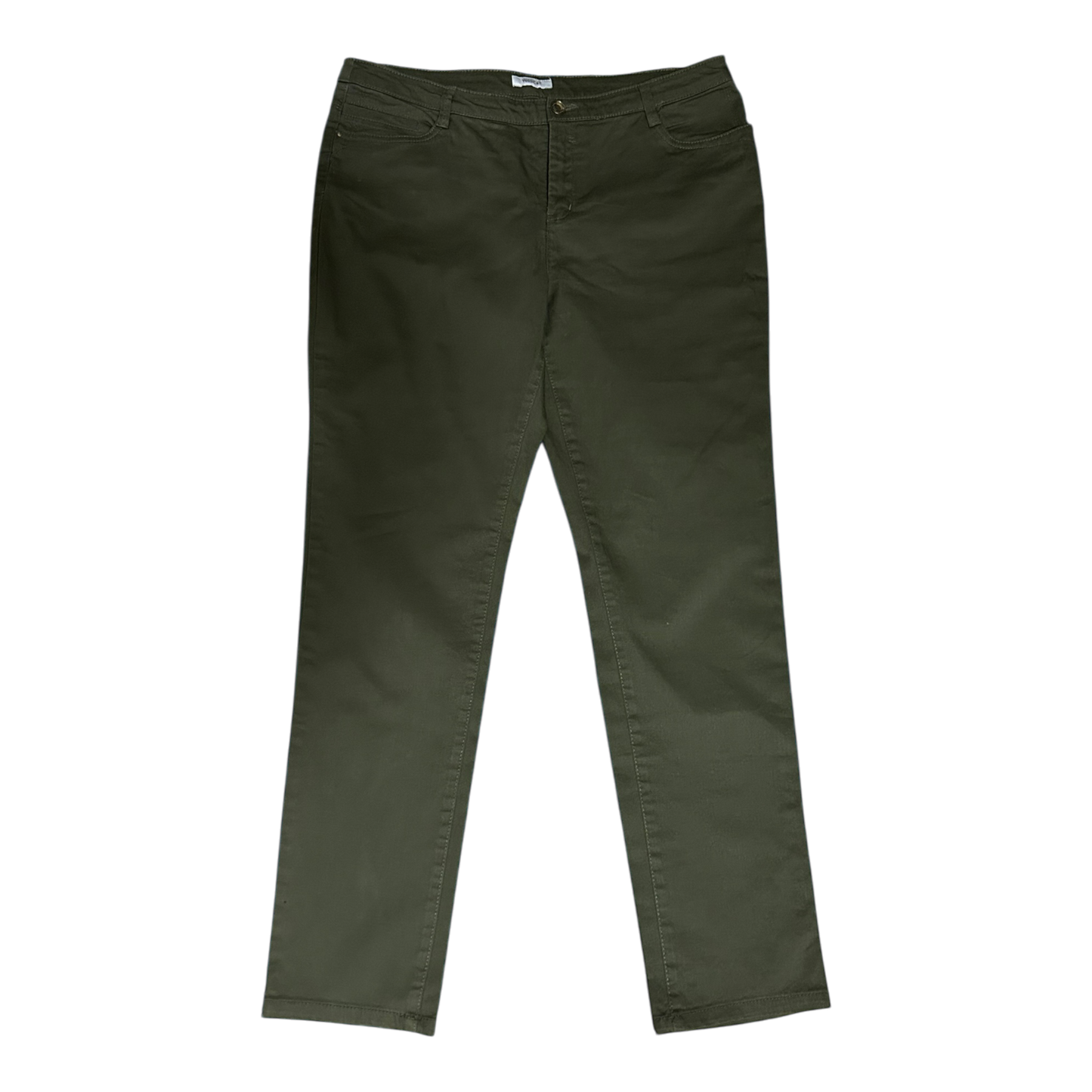 Yessica Damenhose Khaki Straight Leg Größe 44