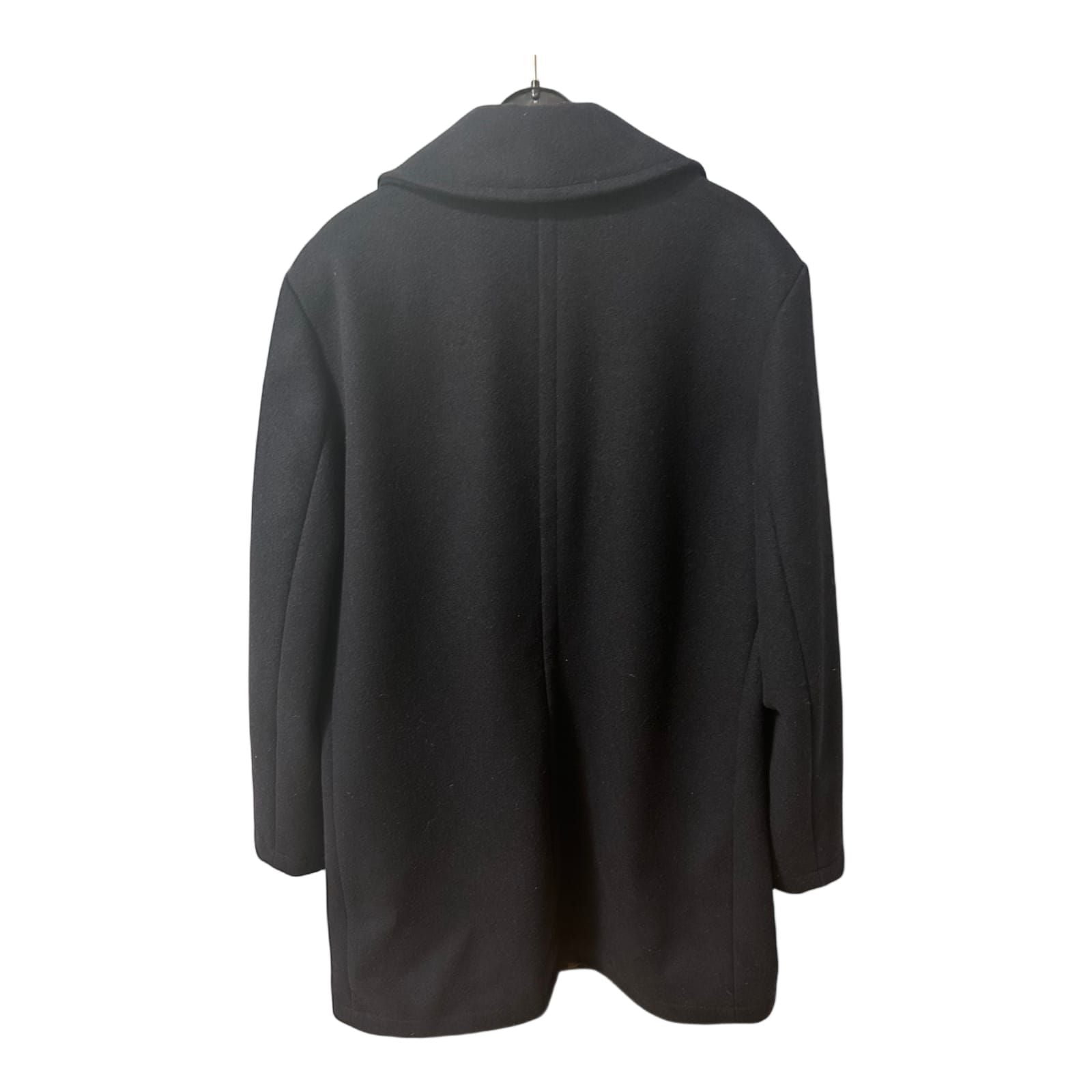 Dalmard Marine Herren Cabanmantel Gr 50 Dunkelblau Schurwolle Frankreich
