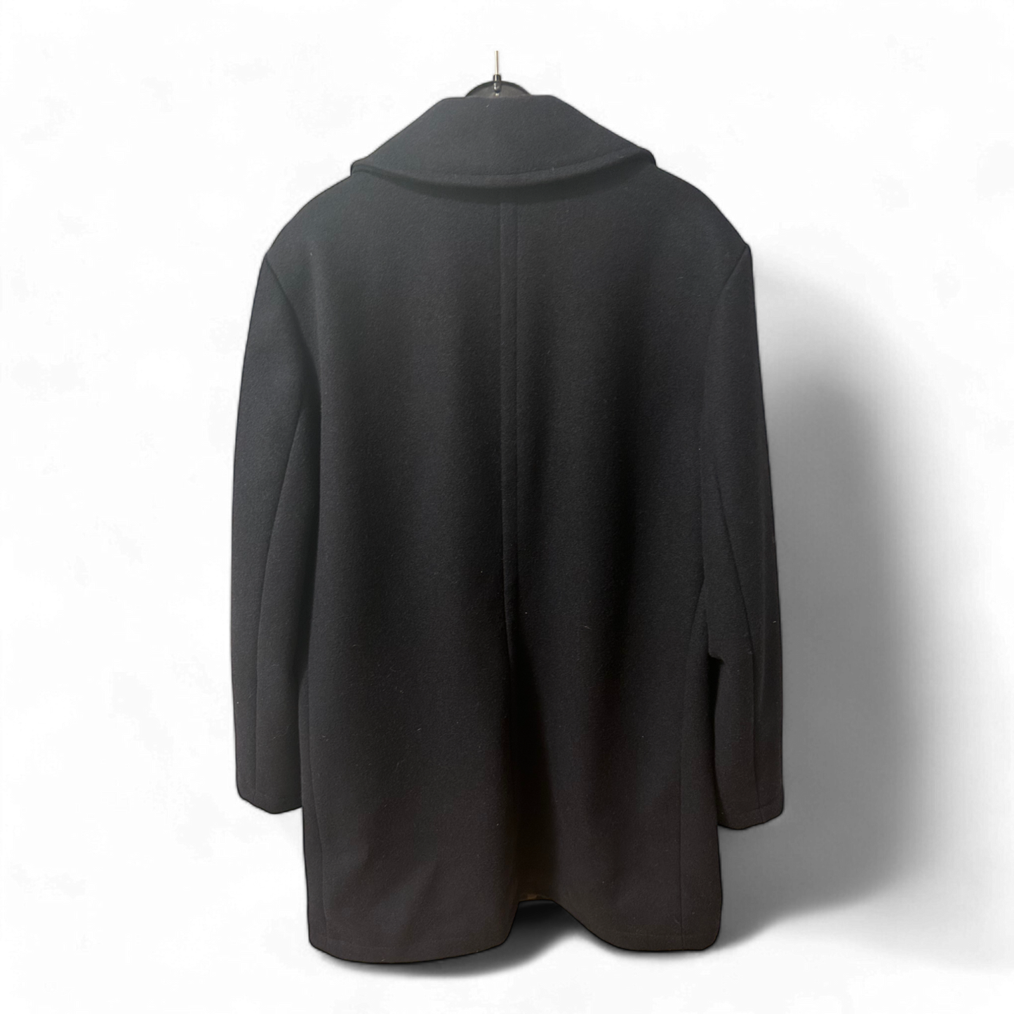 Dalmard Marine Herren Cabanmantel Gr 50 Dunkelblau Schurwolle Frankreich