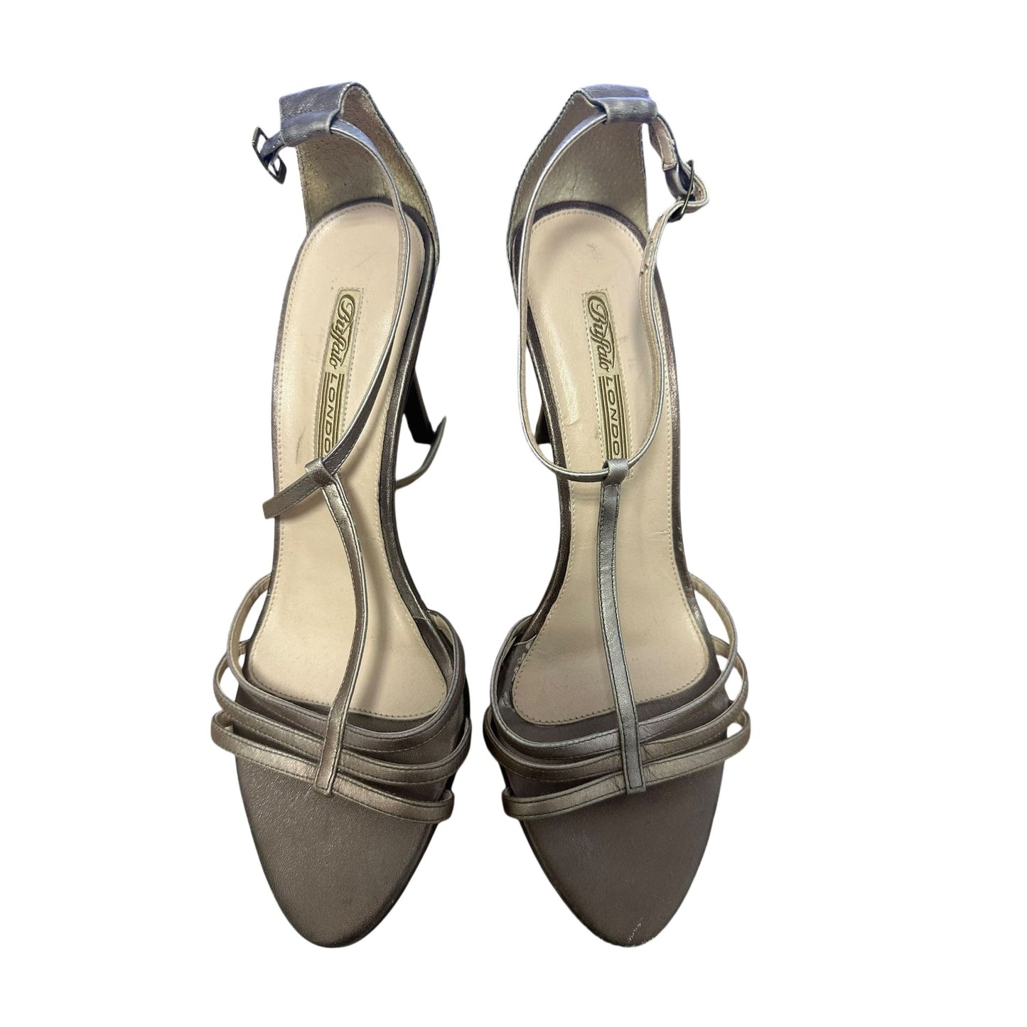 Buffalo London Damen Stiletto graubraun / bronze Gr. 38