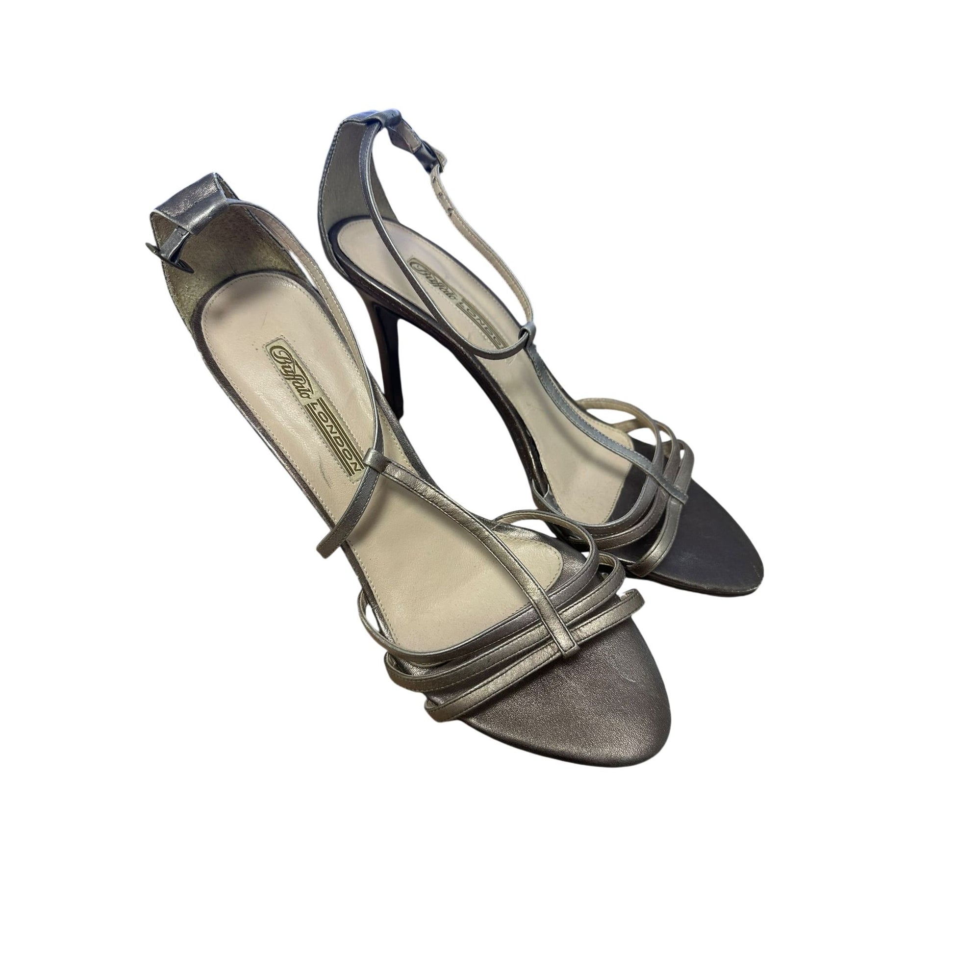 Buffalo London Damen Stiletto graubraun / bronze Gr. 38