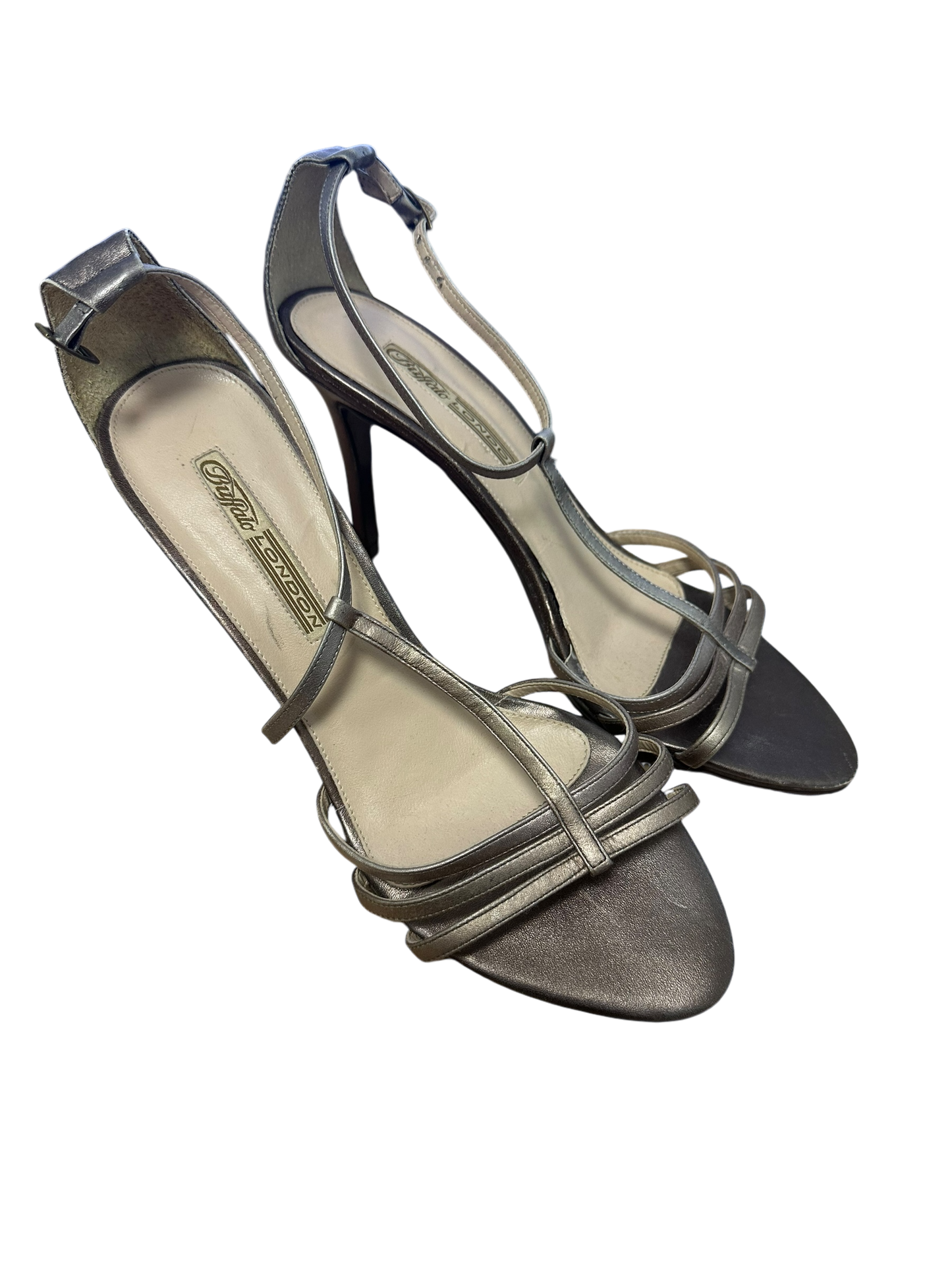 Buffalo London Damen Stiletto graubraun / bronze Gr. 38