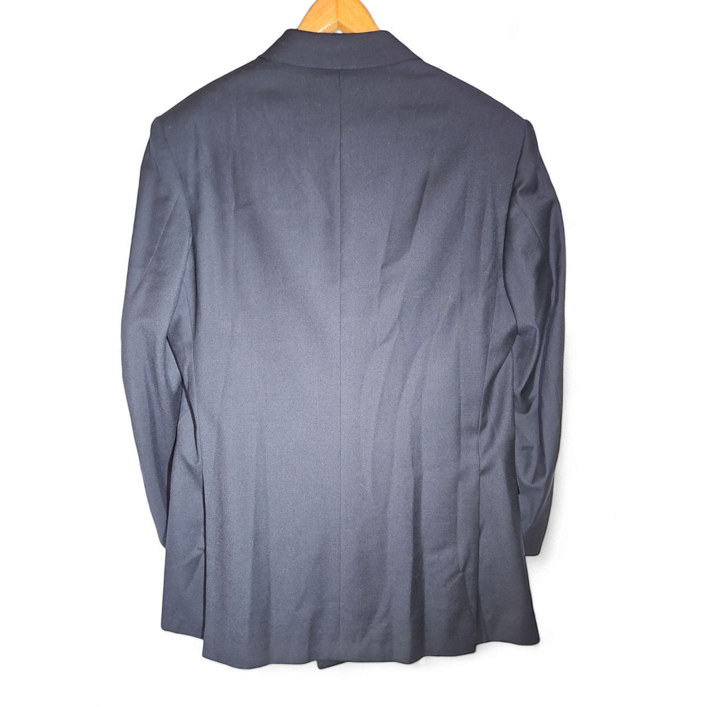 Kapitänsjacke Gr 52 Herren Sakko Dunkelblau Zweireiher Messingknöpfe Maritim