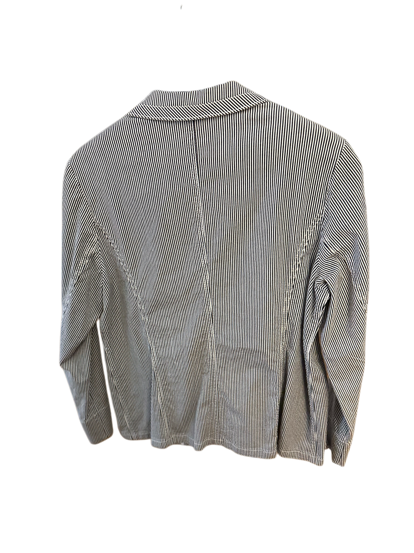 Walbusch Blazer Damen Gr. 42 – Blau-Weiß Gestreift – Zeitloser Marine-Stil