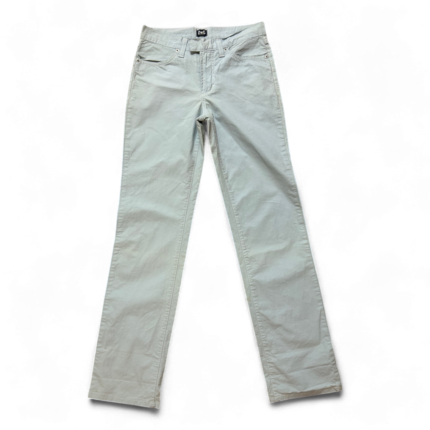 Dolce & Gabbana Damen Sommerhose – Hellblau, Größe 36