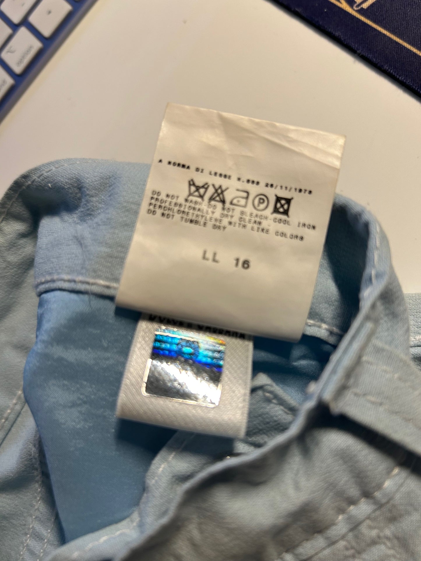 Dolce & Gabbana Damen Sommerhose – Hellblau, Größe 36