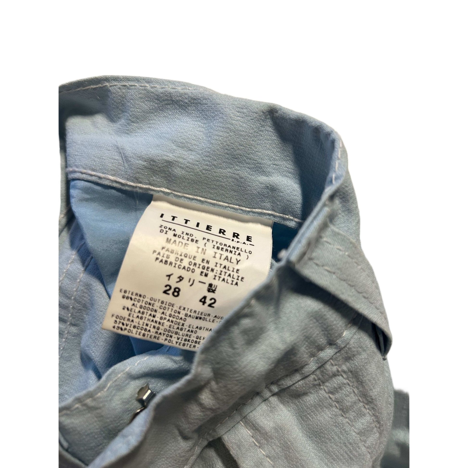 Dolce & Gabbana Damen Sommerhose – Hellblau, Größe 36