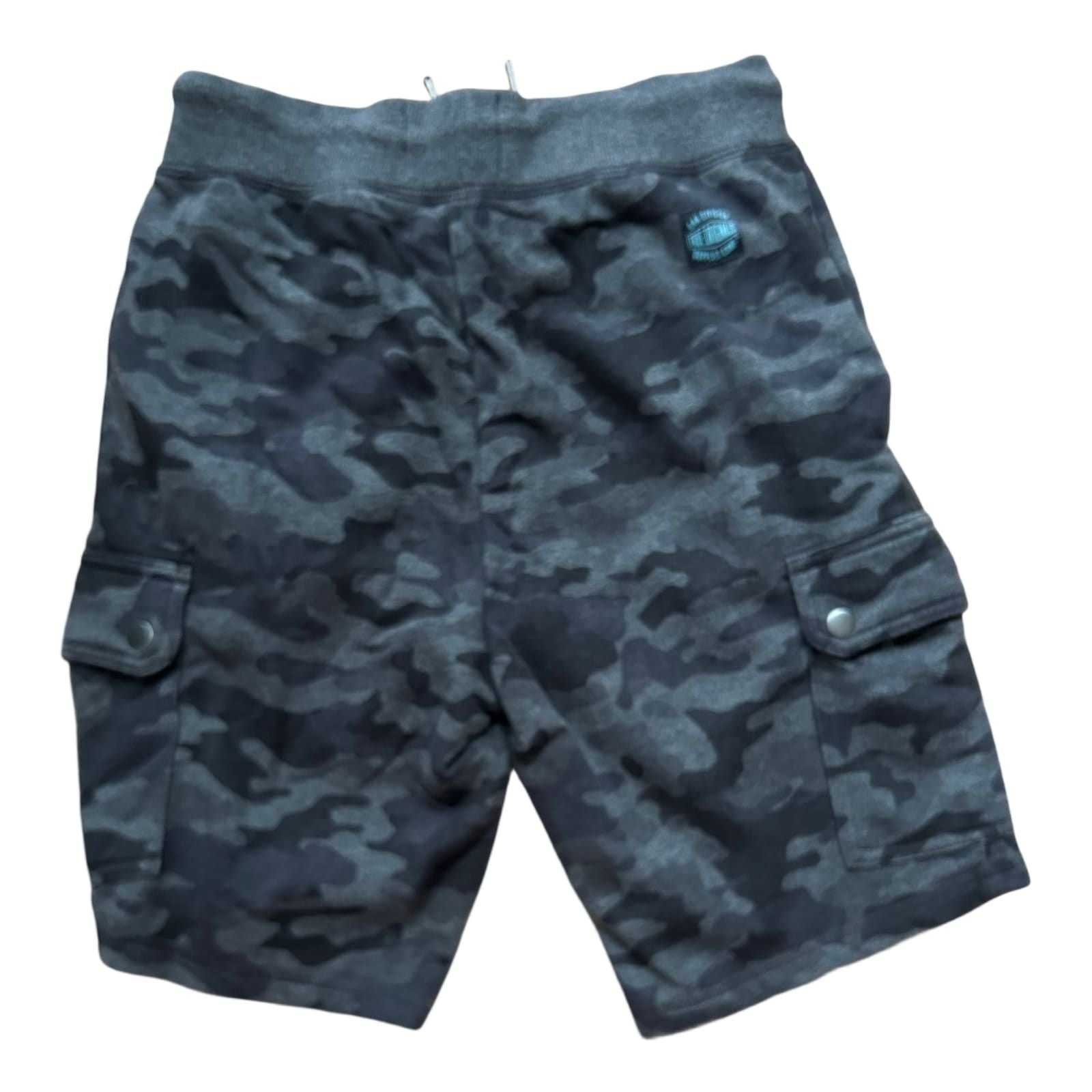 C&A Shorts Camouflage Grau Größe S