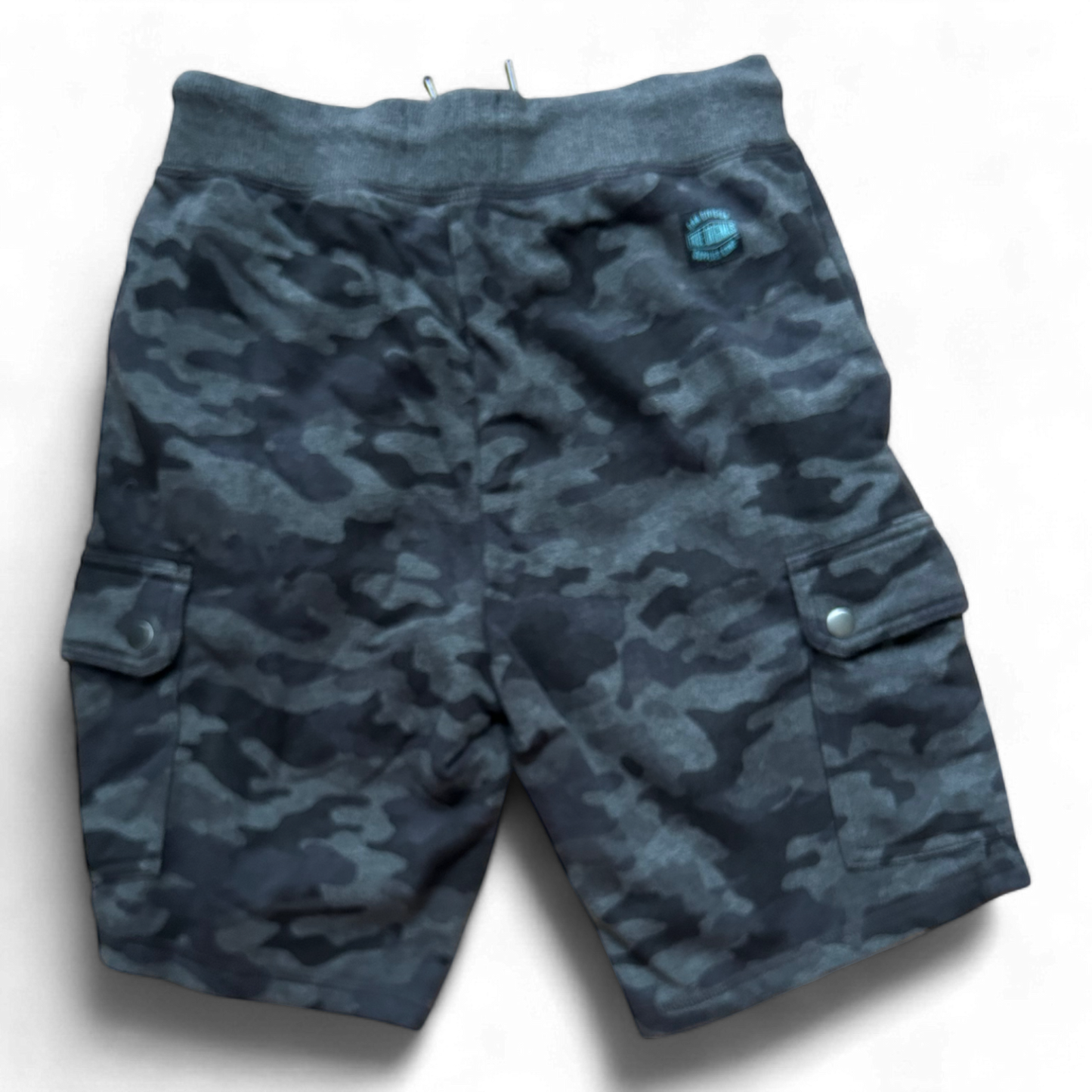 C&A Shorts Camouflage Grau Größe S