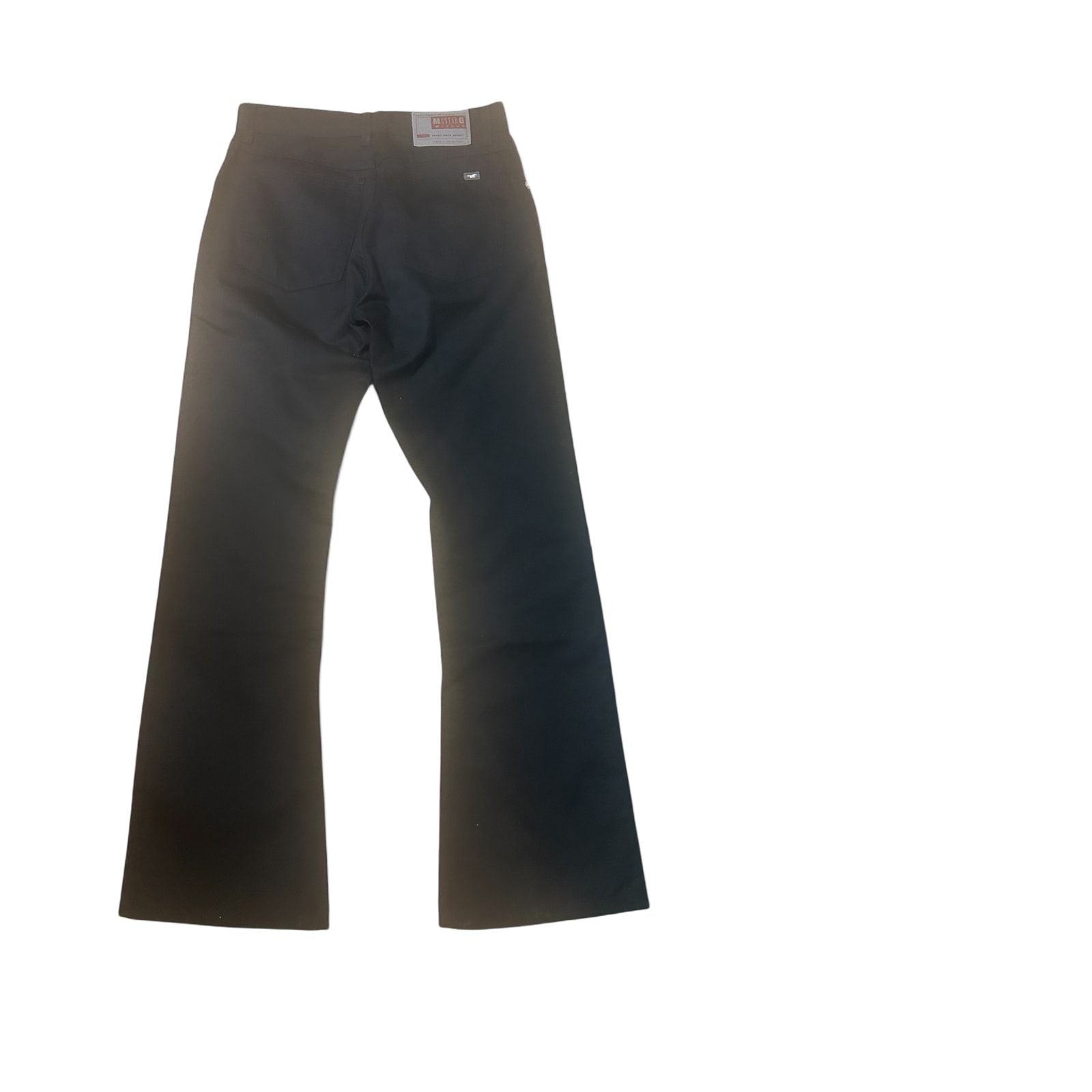 Mustang Herren Jeans Schwarz Größe 31 32 Bell Bottom Retro