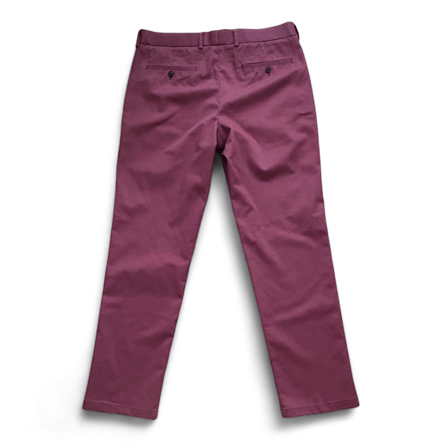 Charles Tyrwhitt Stoffhose Herren Rot Größe 34W 30L Sehr guter Zustand