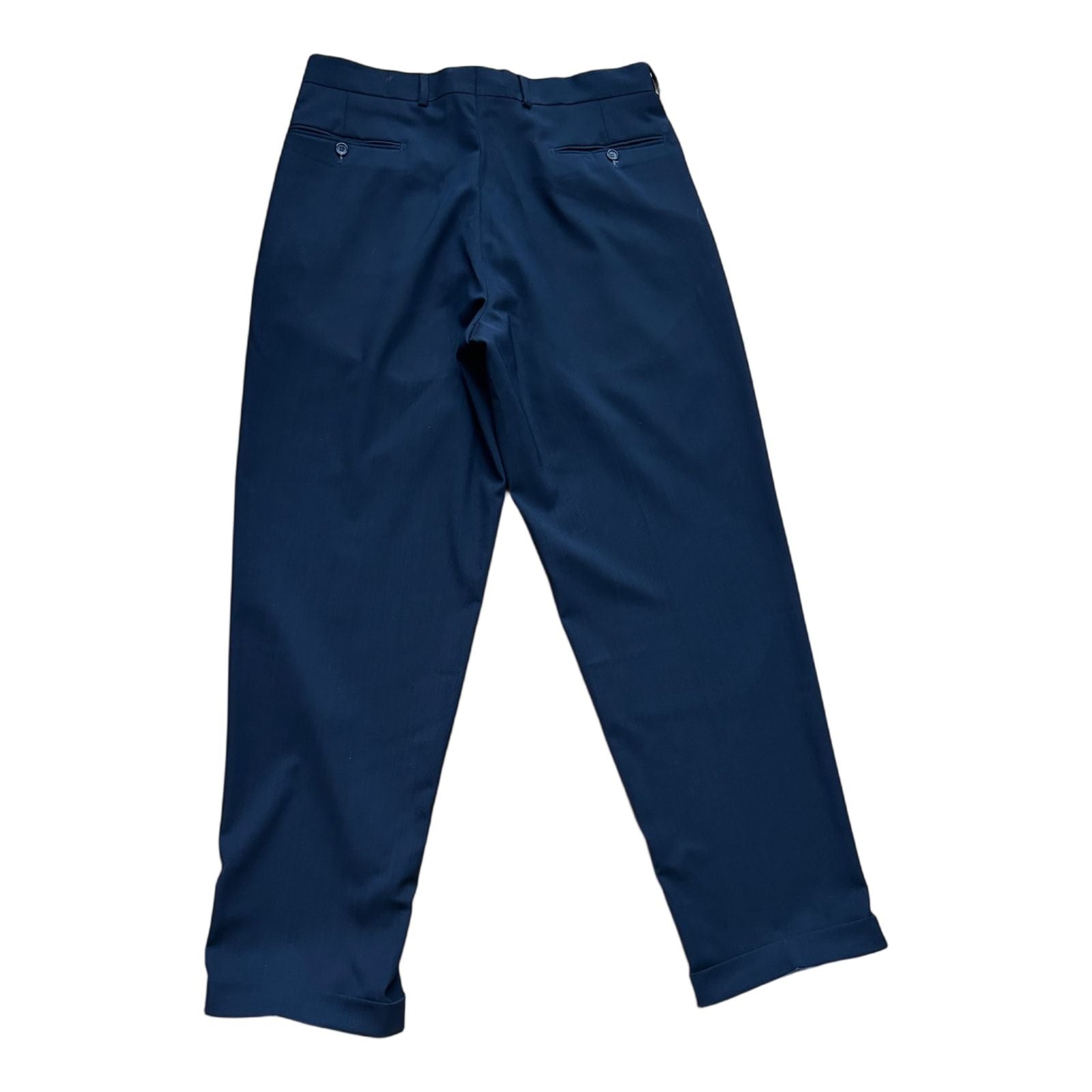Windsor Herren Stoffhose Dunkelblau Größe 50 Zegna High Performance