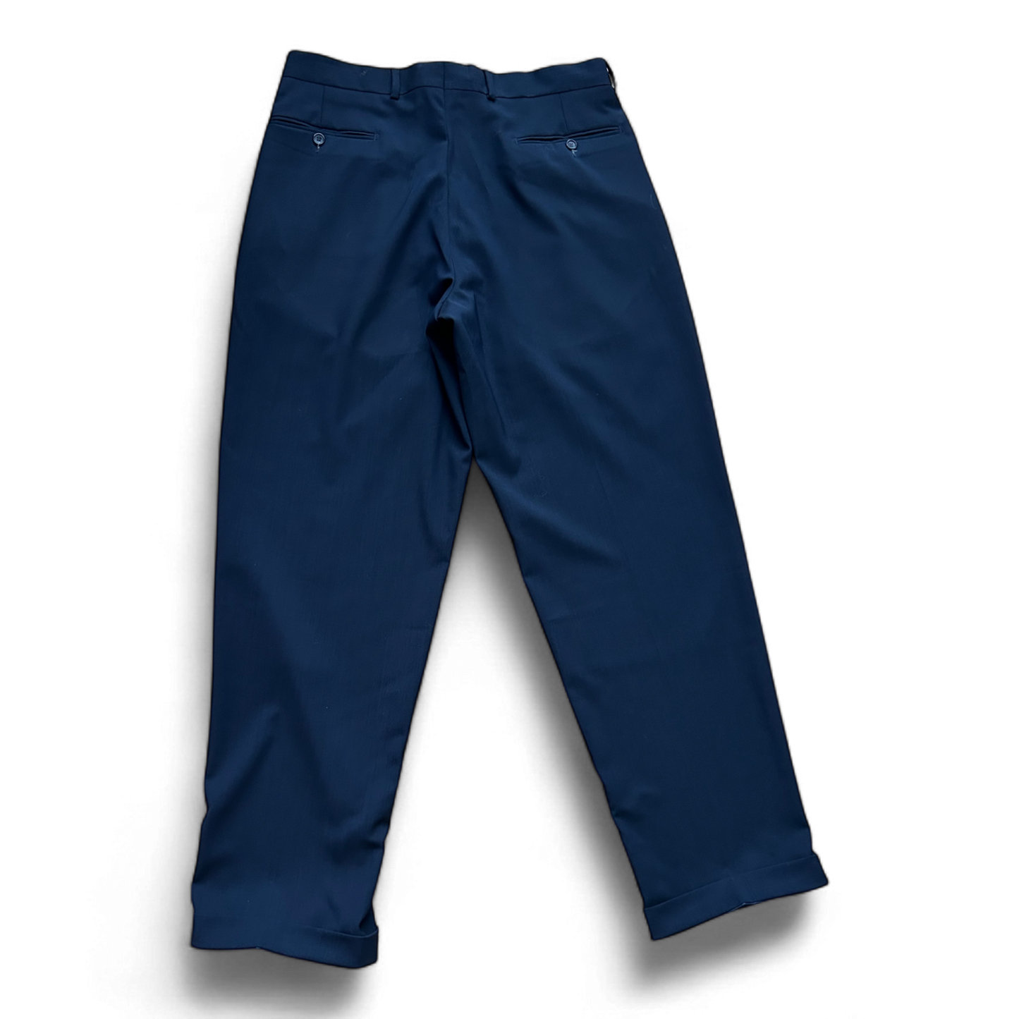 Windsor Herren Stoffhose Dunkelblau Größe 50 Zegna High Performance