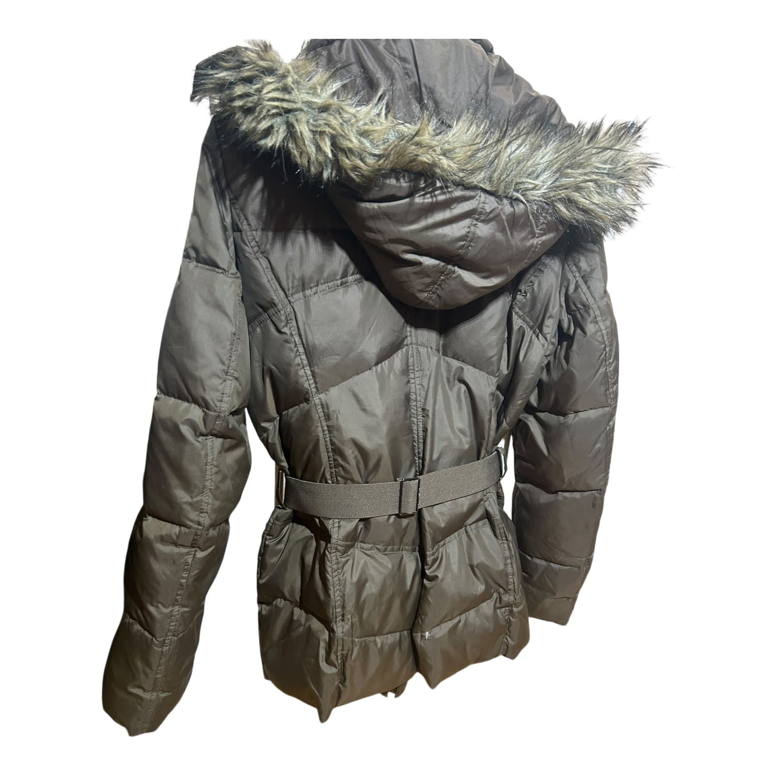 Esprit Daunenjacke mit Echtdaune - Brauntöne, Größe 38
