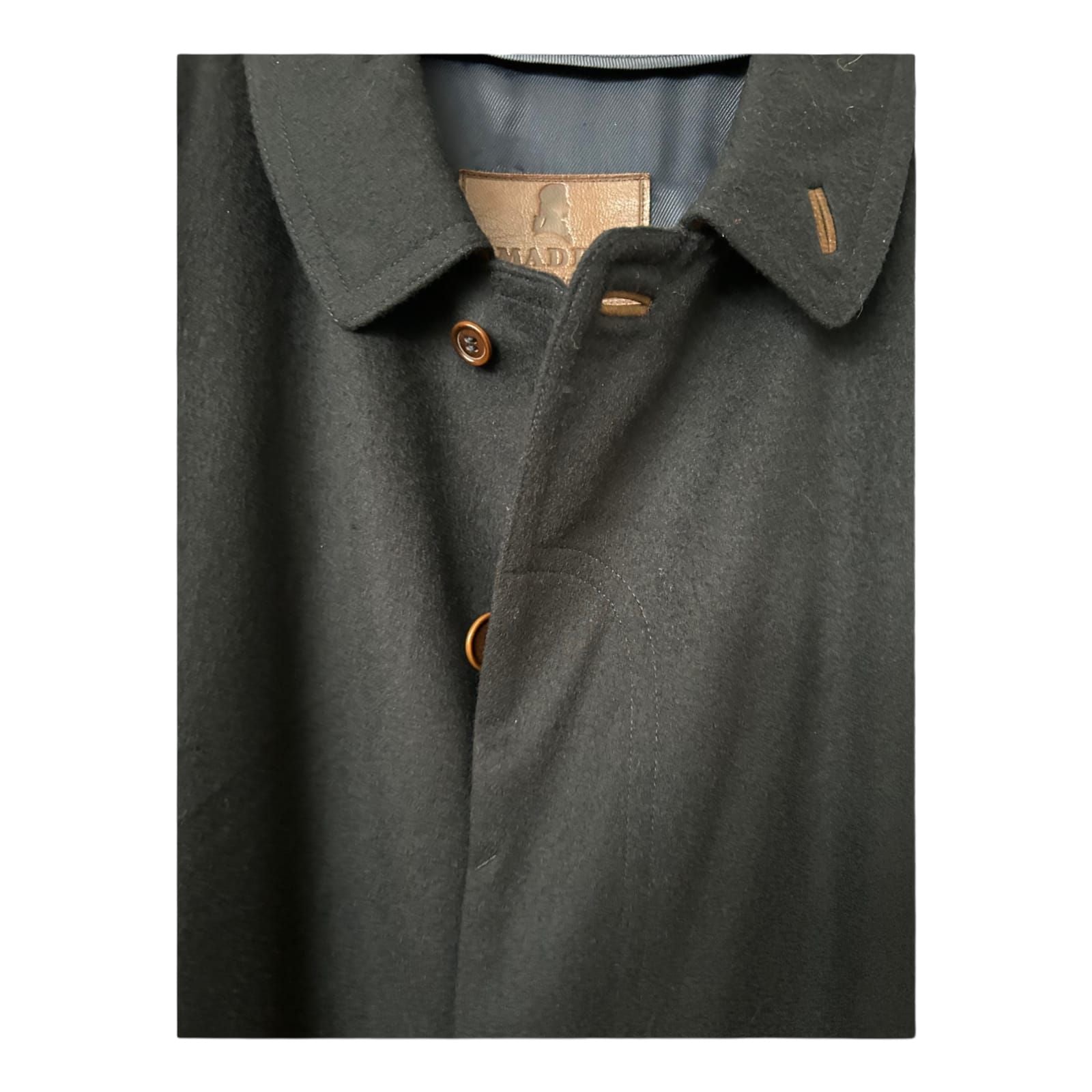 Amadeus Herren Lodenmantel 100% Schurwolle Gr. 52 - Wie NEU!