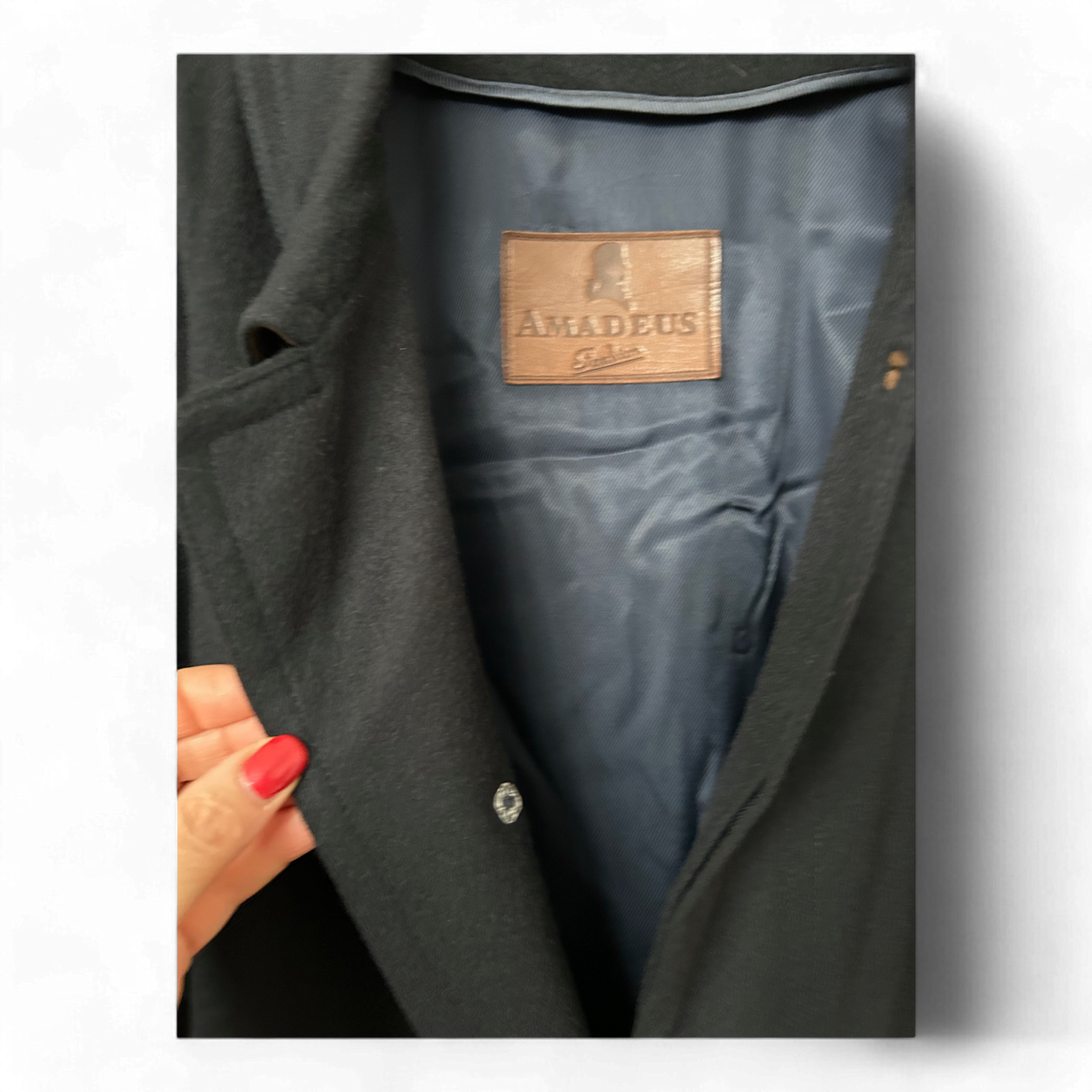 Amadeus Herren Lodenmantel 100% Schurwolle Gr. 52 - Wie NEU!