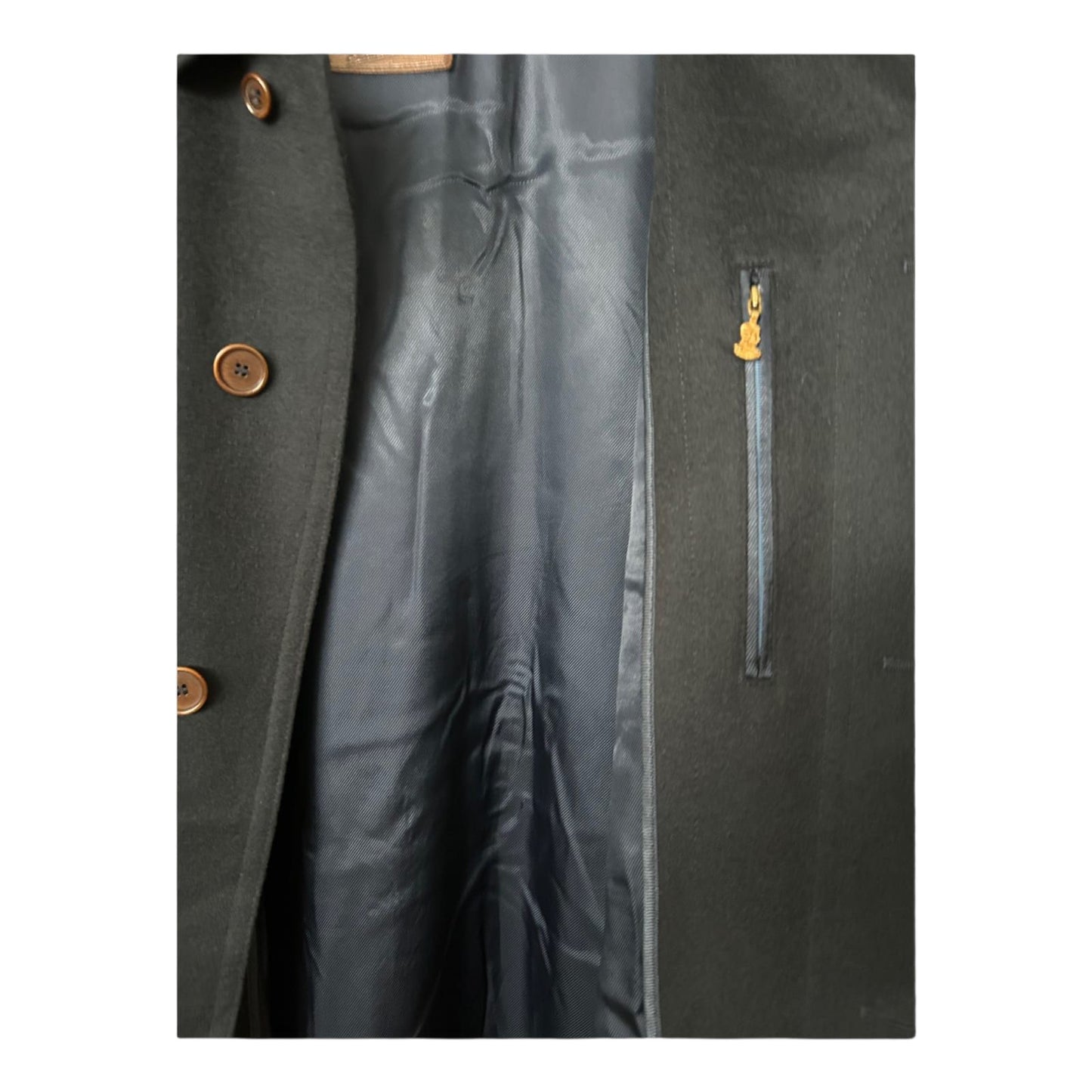 Amadeus Herren Lodenmantel 100% Schurwolle Gr. 52 - Wie NEU!