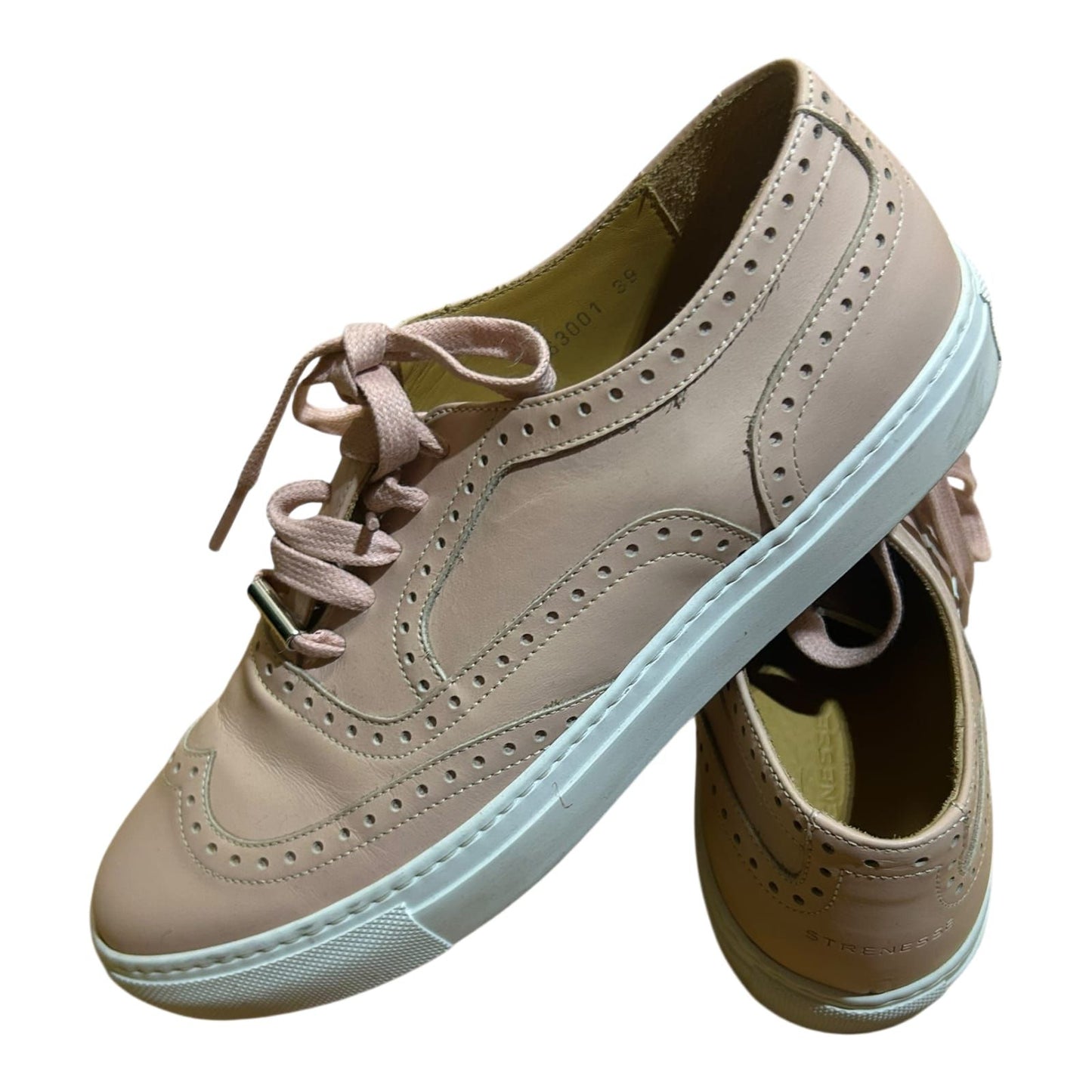 Strenesse Damen Halbschuhe Leder Rosa Größe 39 – Elegant & Zeitlos