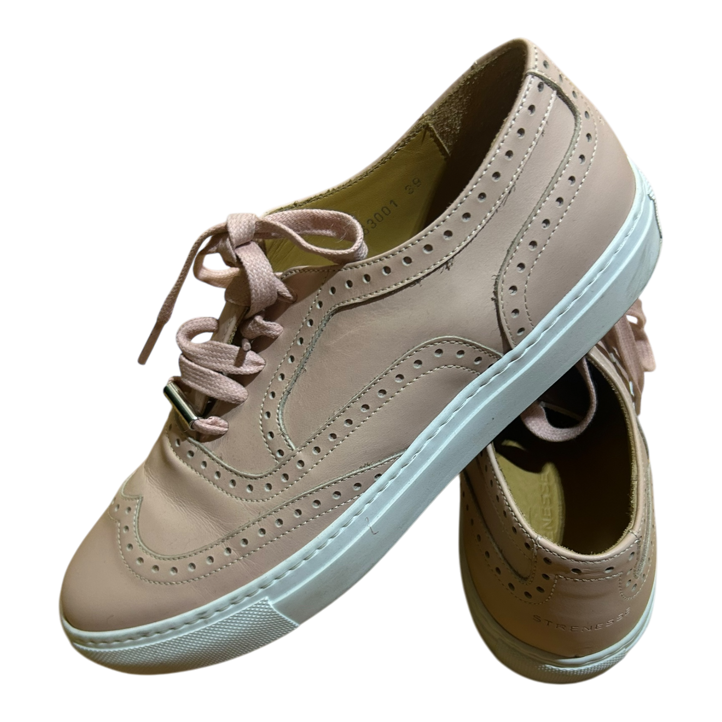 Strenesse Damen Halbschuhe Leder Rosa Größe 39 – Elegant & Zeitlos