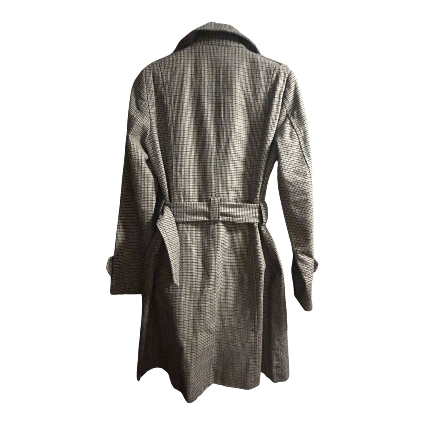 Pepe Jeans Trenchcoat Damen Gr S Hahnentritt Beige Schwarz Gürtel Klassisch