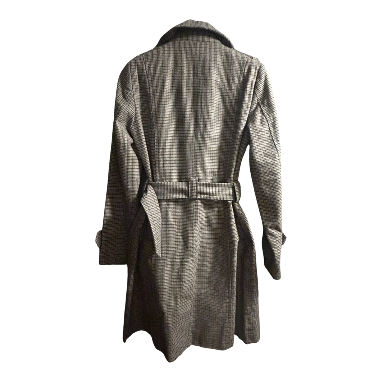 Pepe Jeans Trenchcoat Damen Gr S Hahnentritt Beige Schwarz Gürtel Klassisch