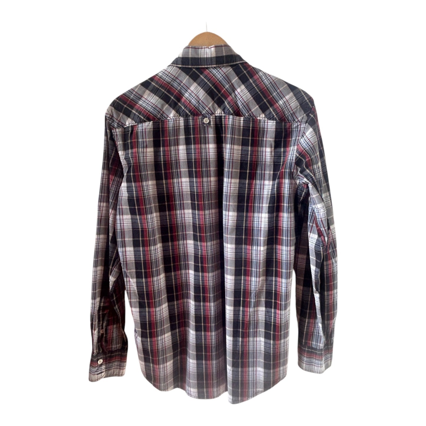 Jan Paulsen Hemd Herren Gr S Kariert Langarm Casual Baumwolle Stilvoll Freizeit