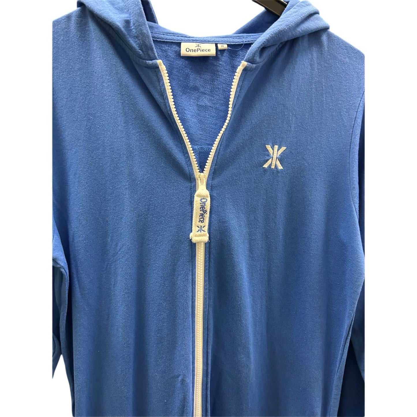🔥 OnePiece Jumpsuit Herren M Blau – Einteiler 💙