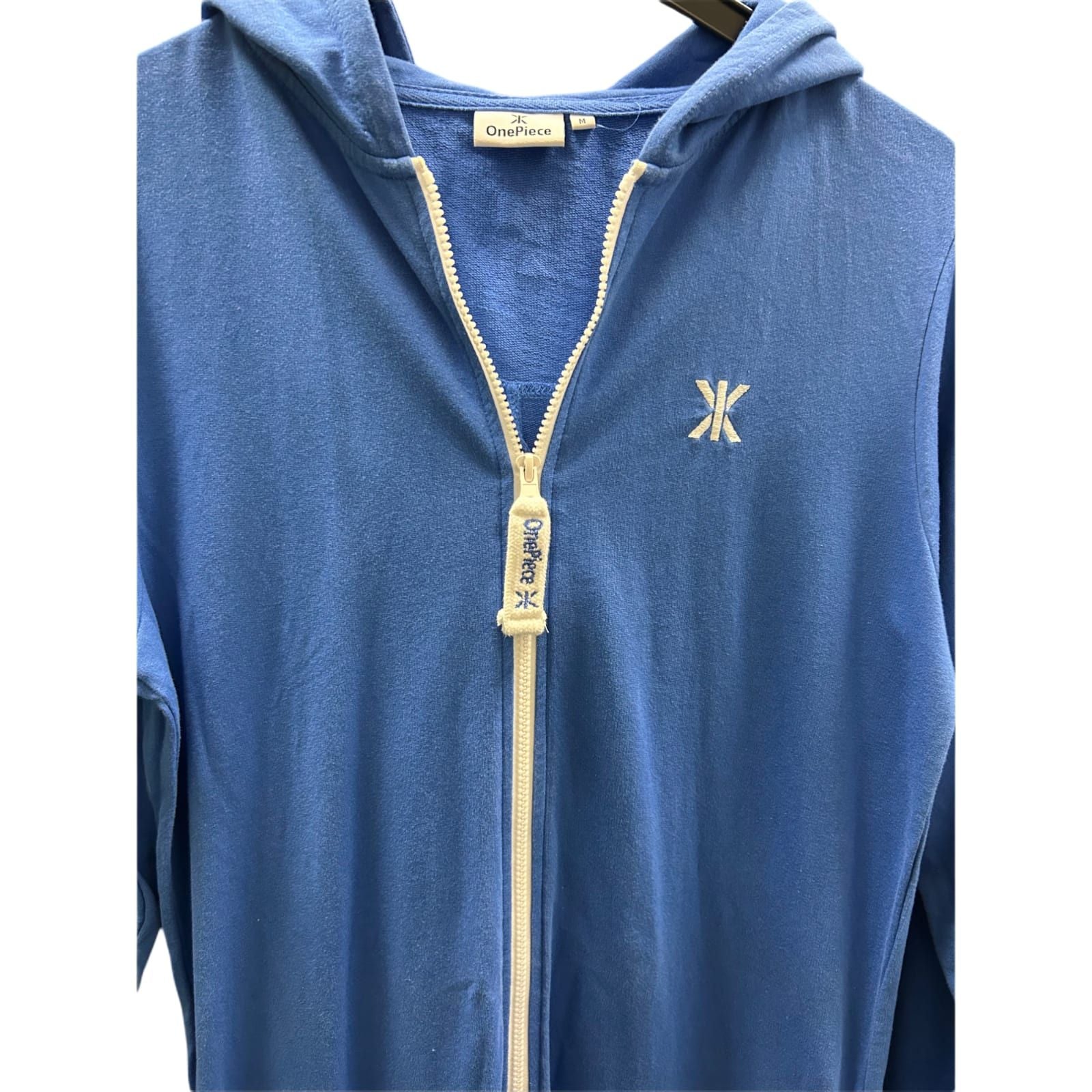 🔥 OnePiece Jumpsuit Herren M Blau – Einteiler 💙