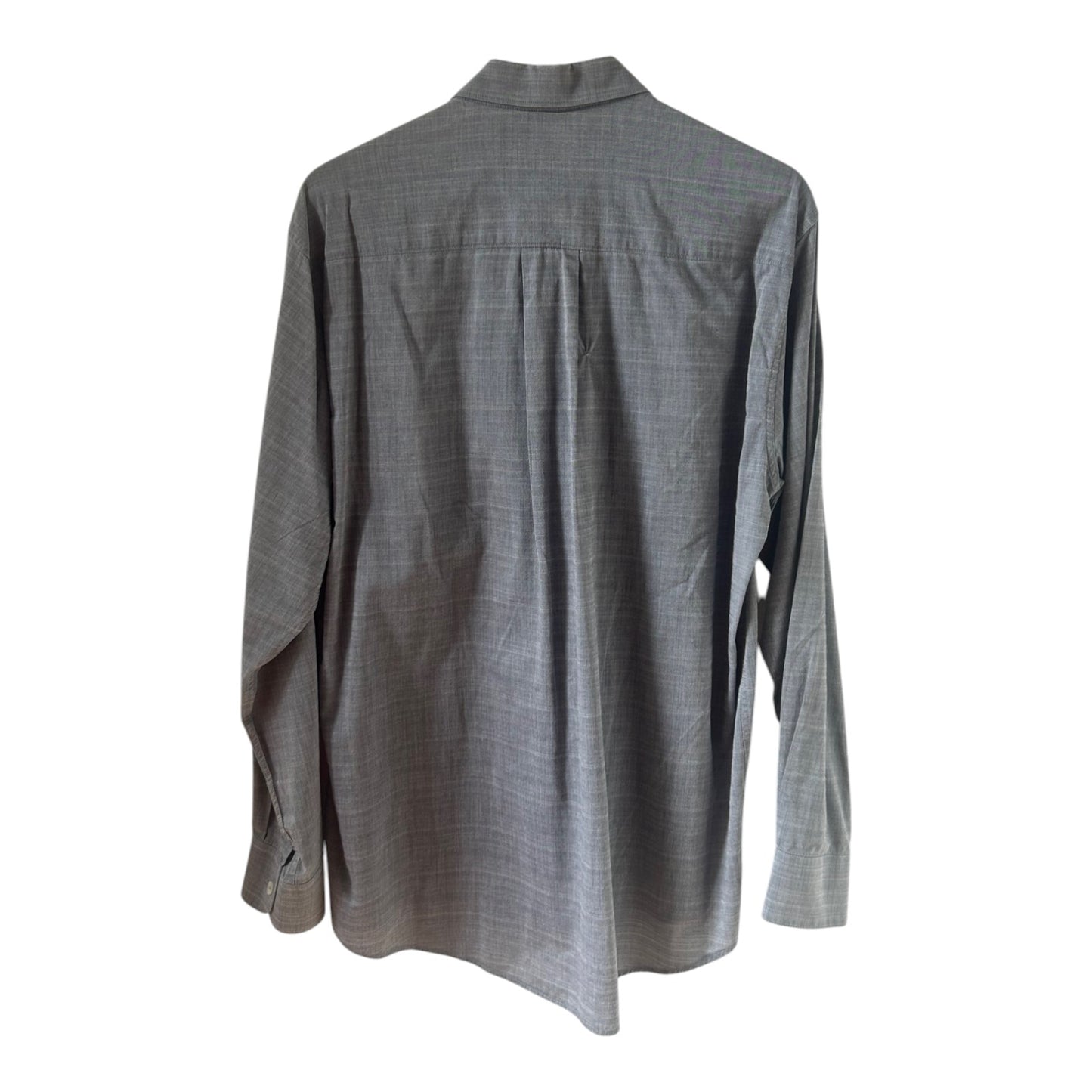 Raffaelo Sardi Seidensticker Hemd Herren Gr M Grau Baumwolle Business Classic