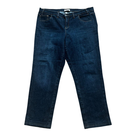 John Baner Jeans Damen Gr 48 Dunkelblau Straight Fit Klassisch Baumwollmix
