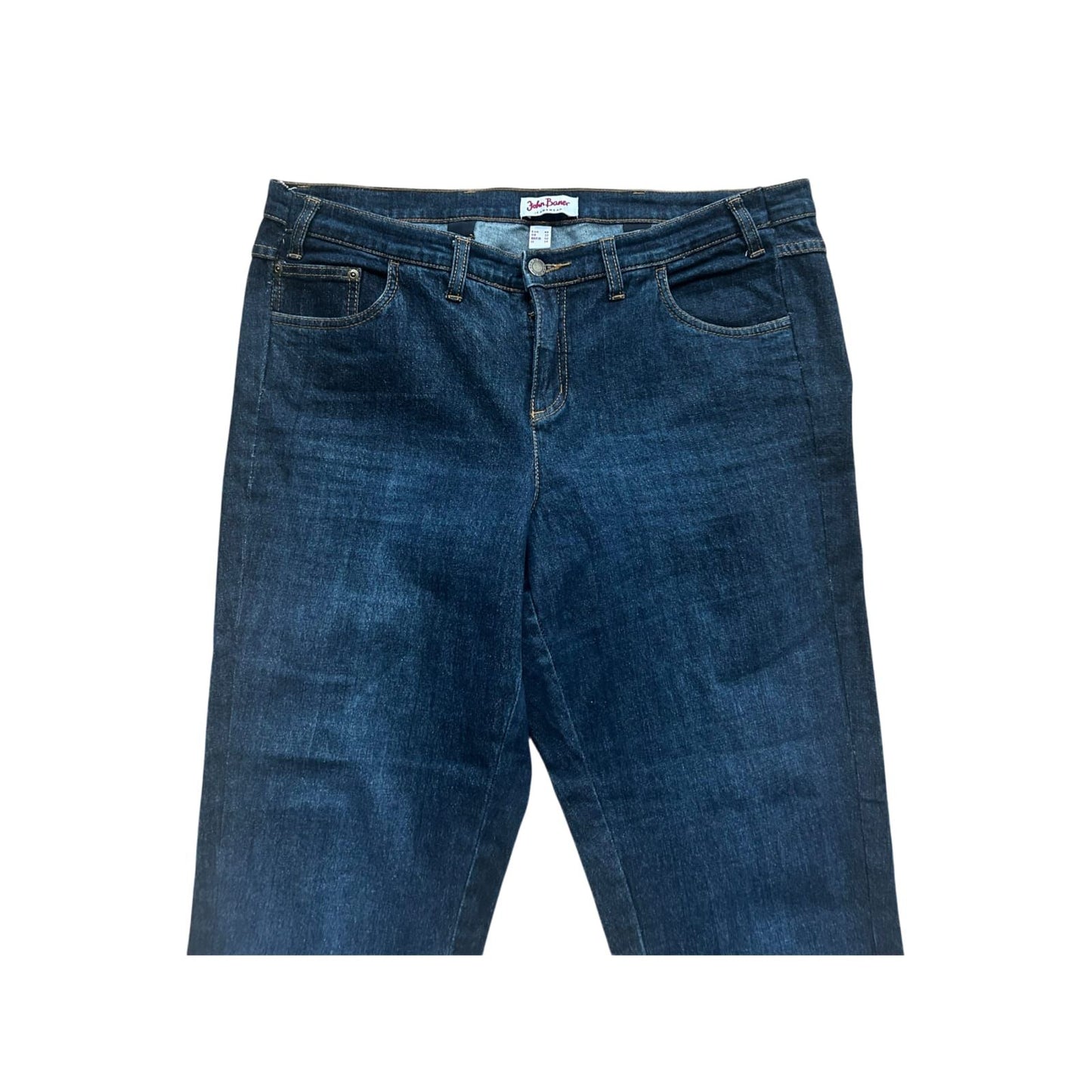 John Baner Jeans Damen Gr 48 Dunkelblau Straight Fit Klassisch Baumwollmix
